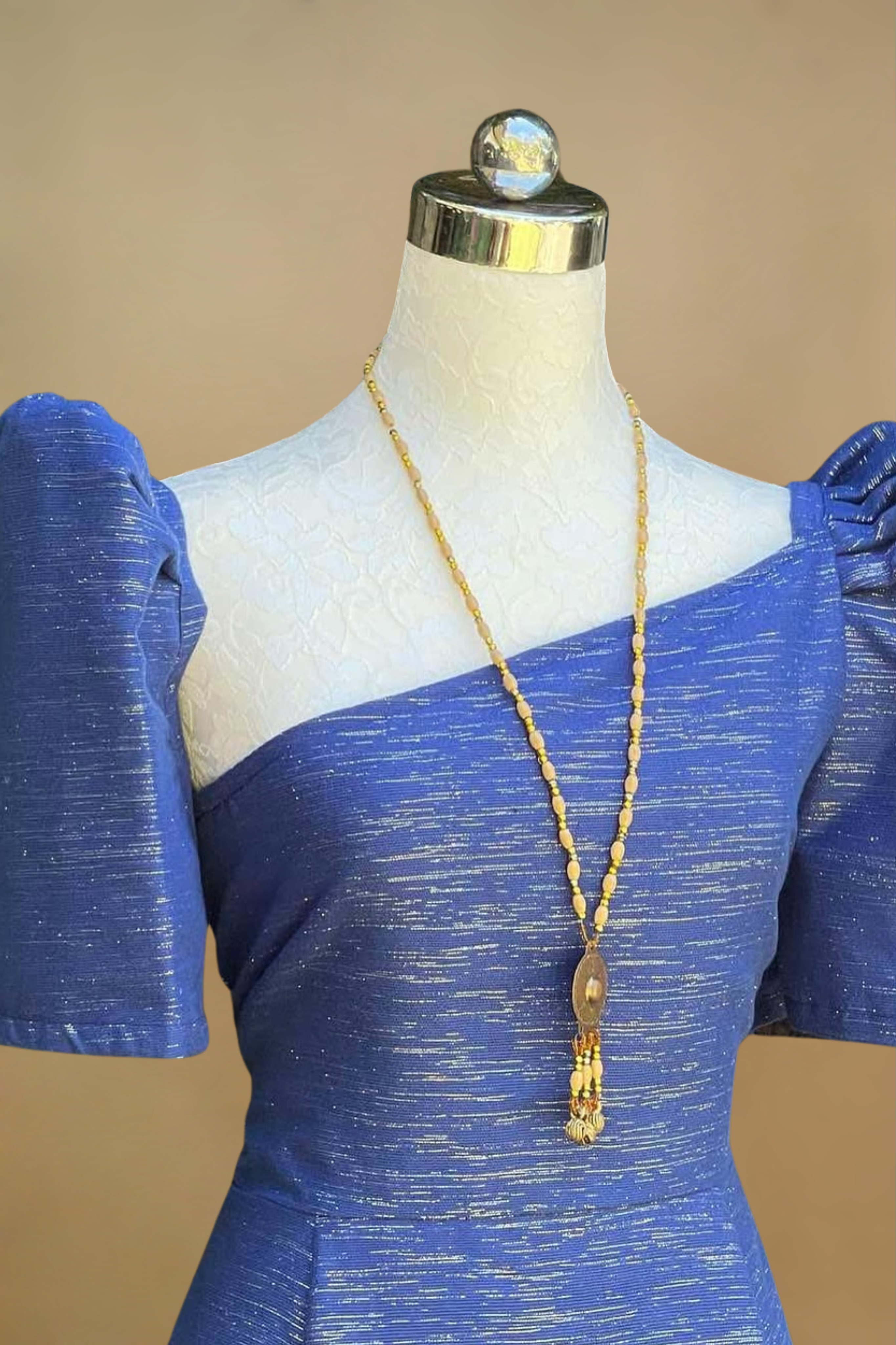 Handwoven Inabel Filipiniana Dress