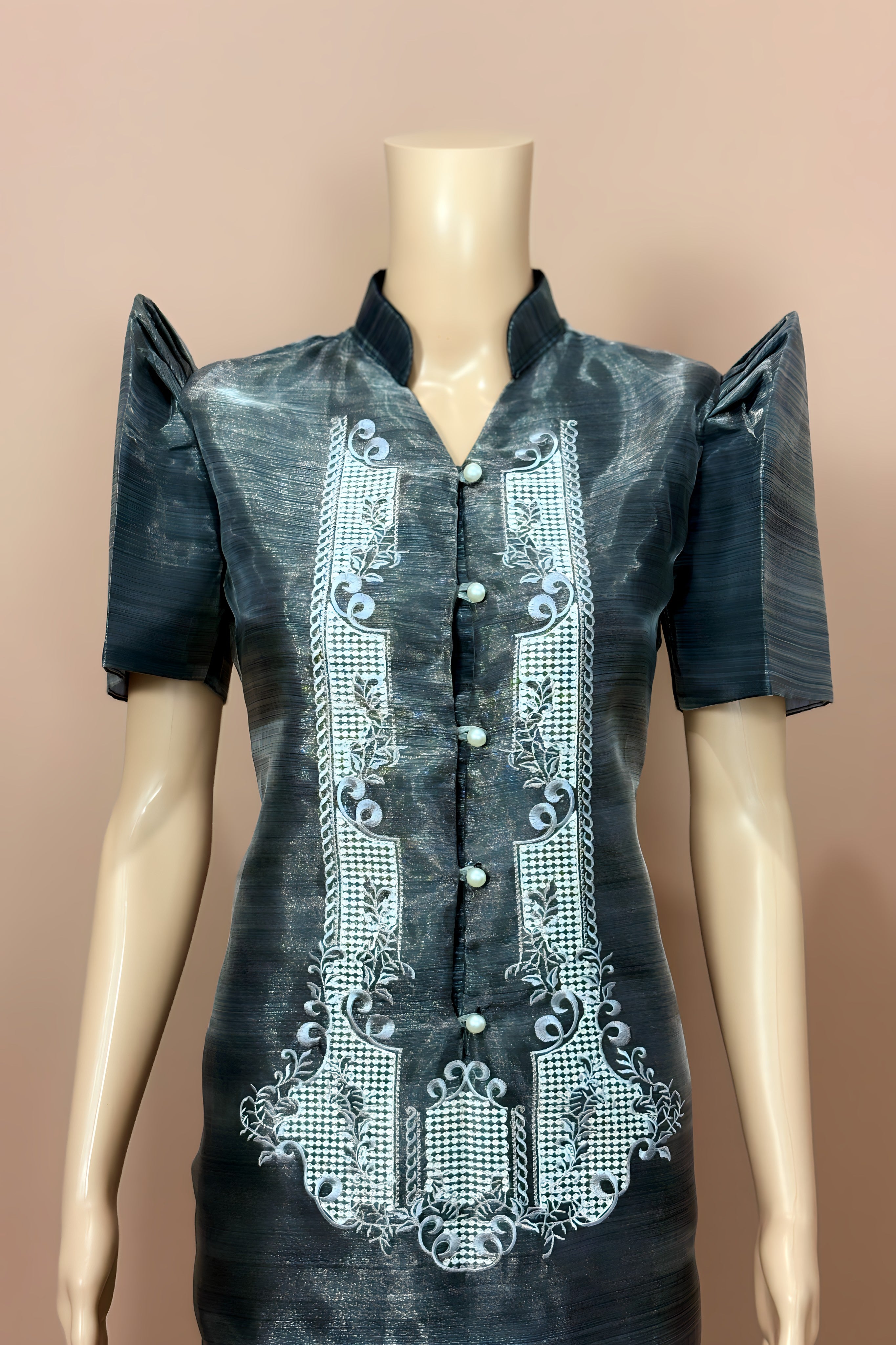 Black Barong Dress