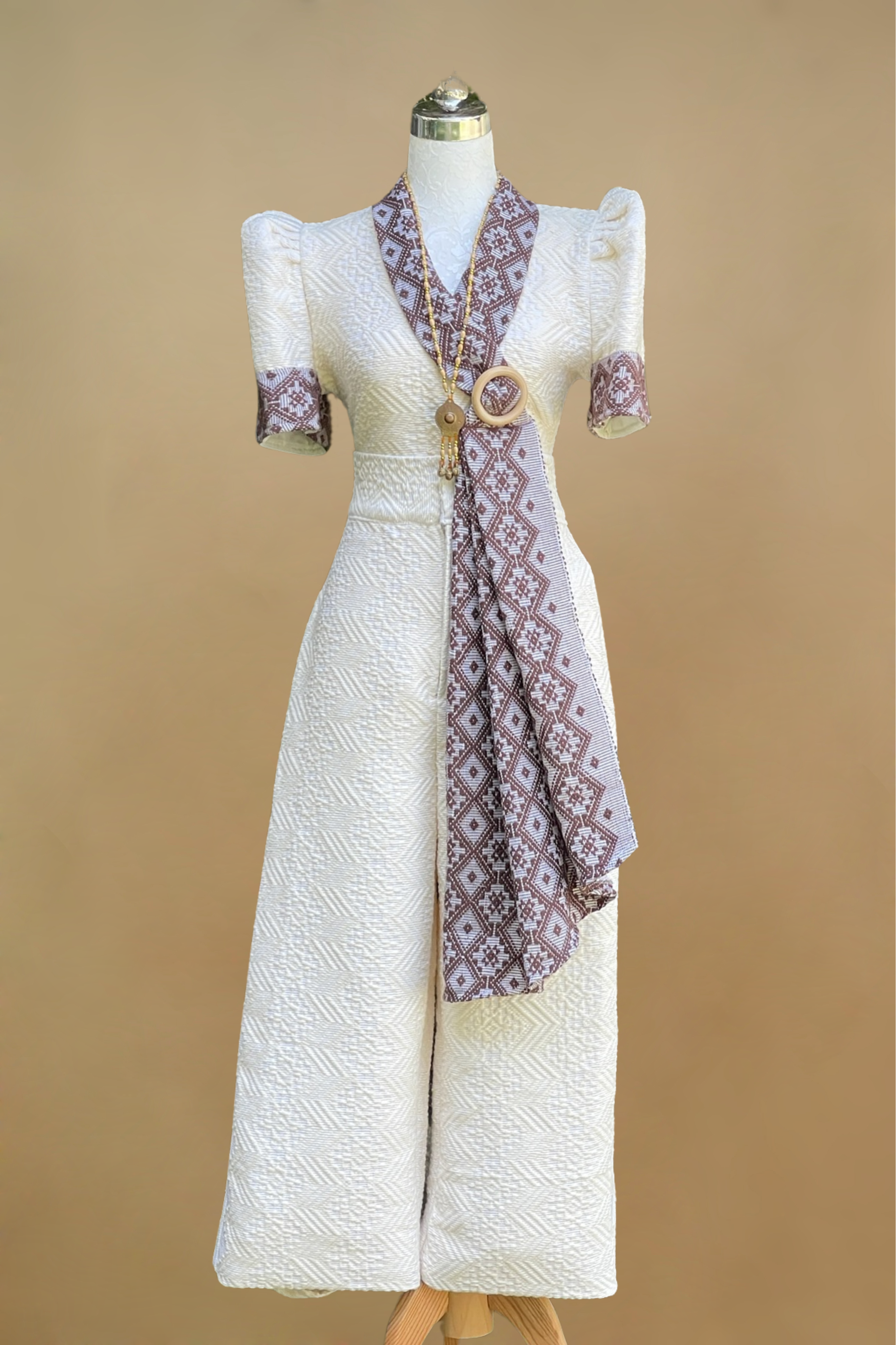 White Filipiniana Set