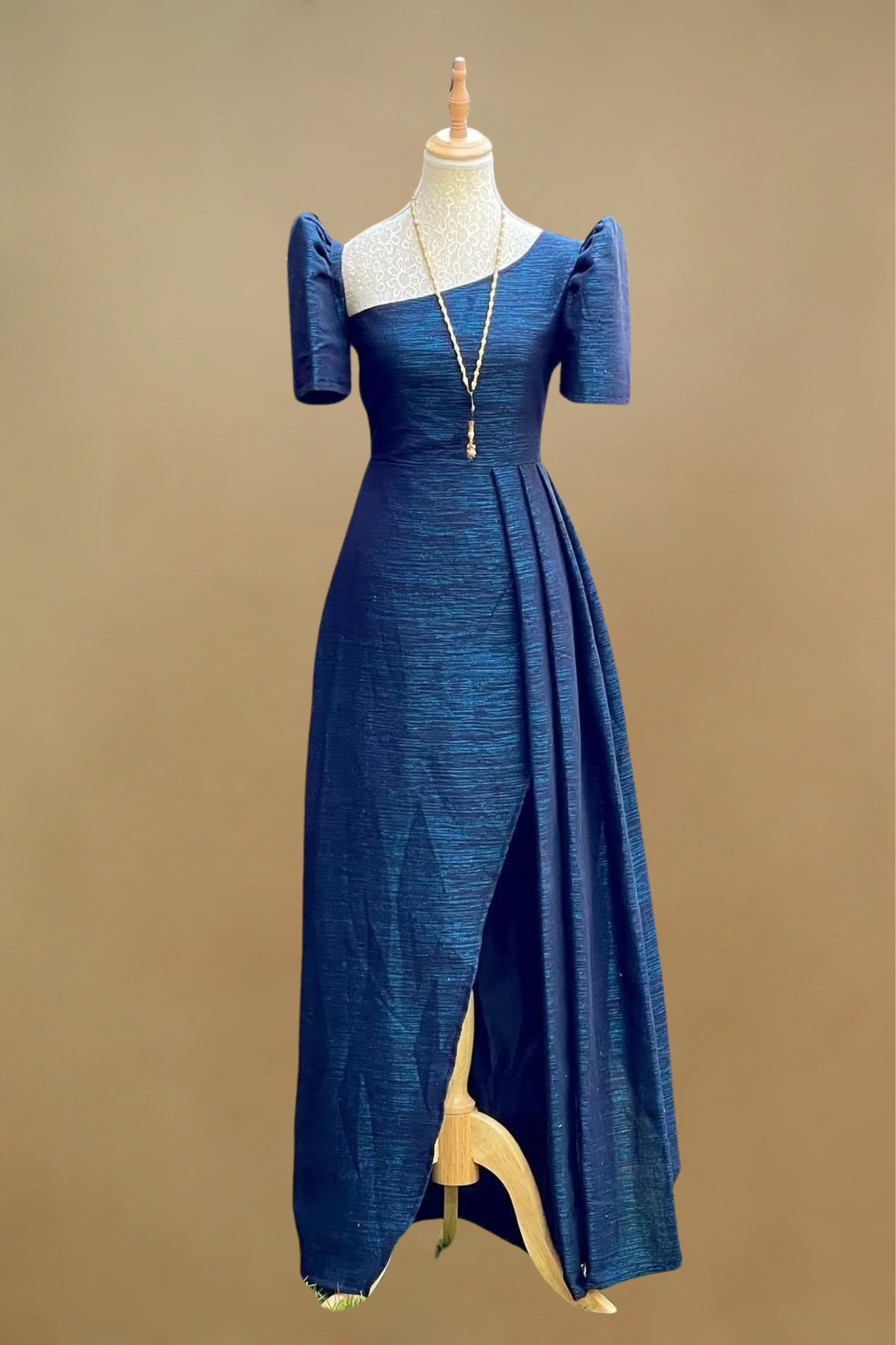 Handwoven Inabel Filipiniana Dress