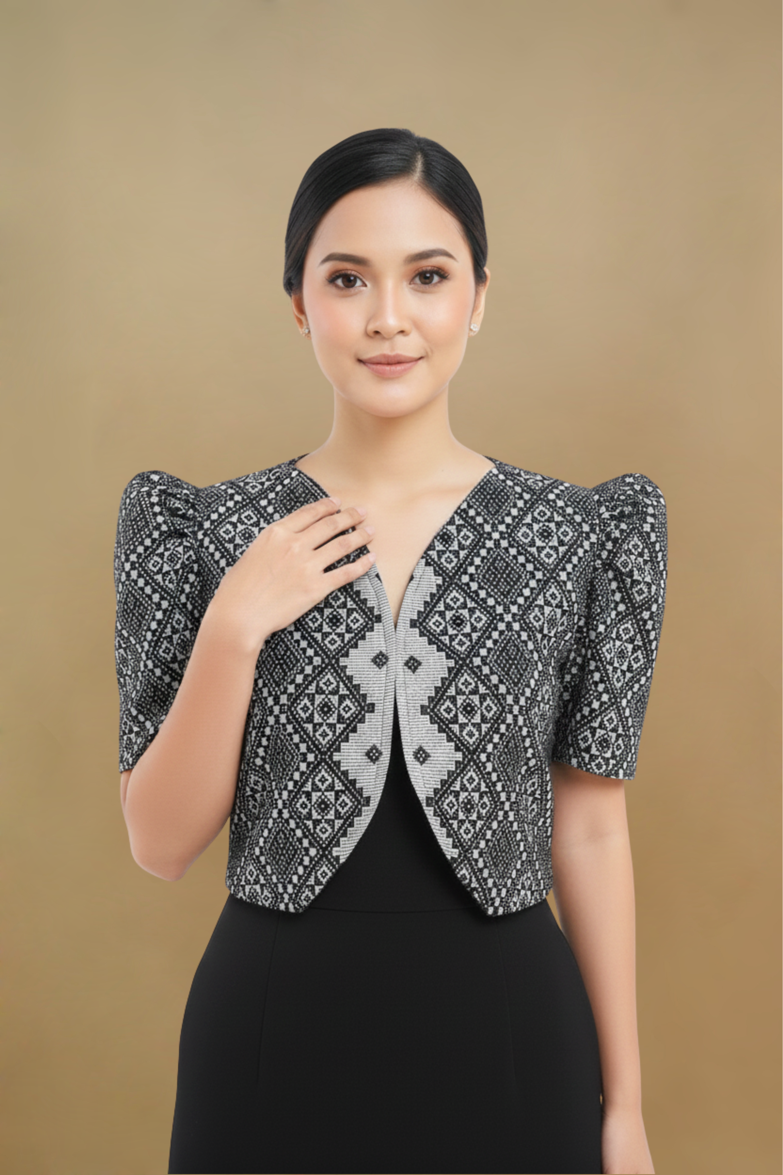 NADINE HANDWOVEN PINILIAN FILIPINIANA BOLERO
