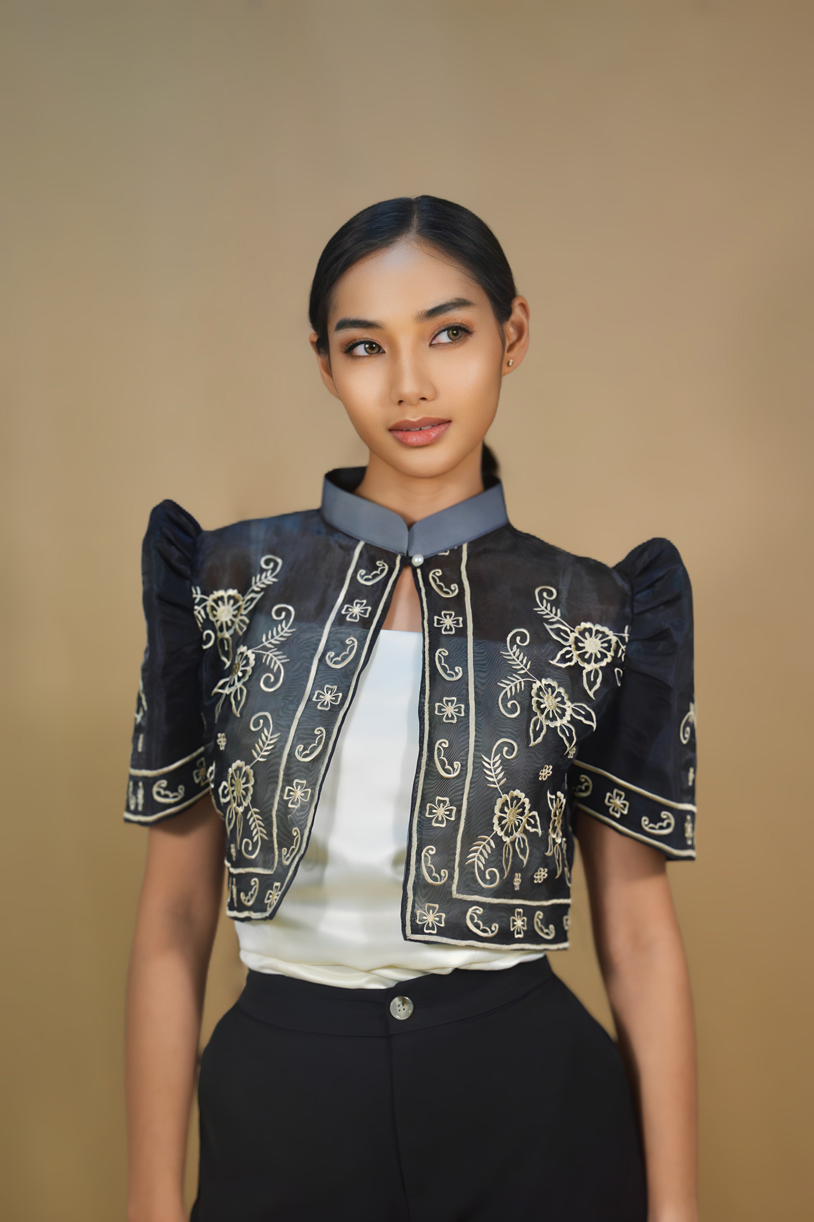 Black Bolero for Women in Special Occasions