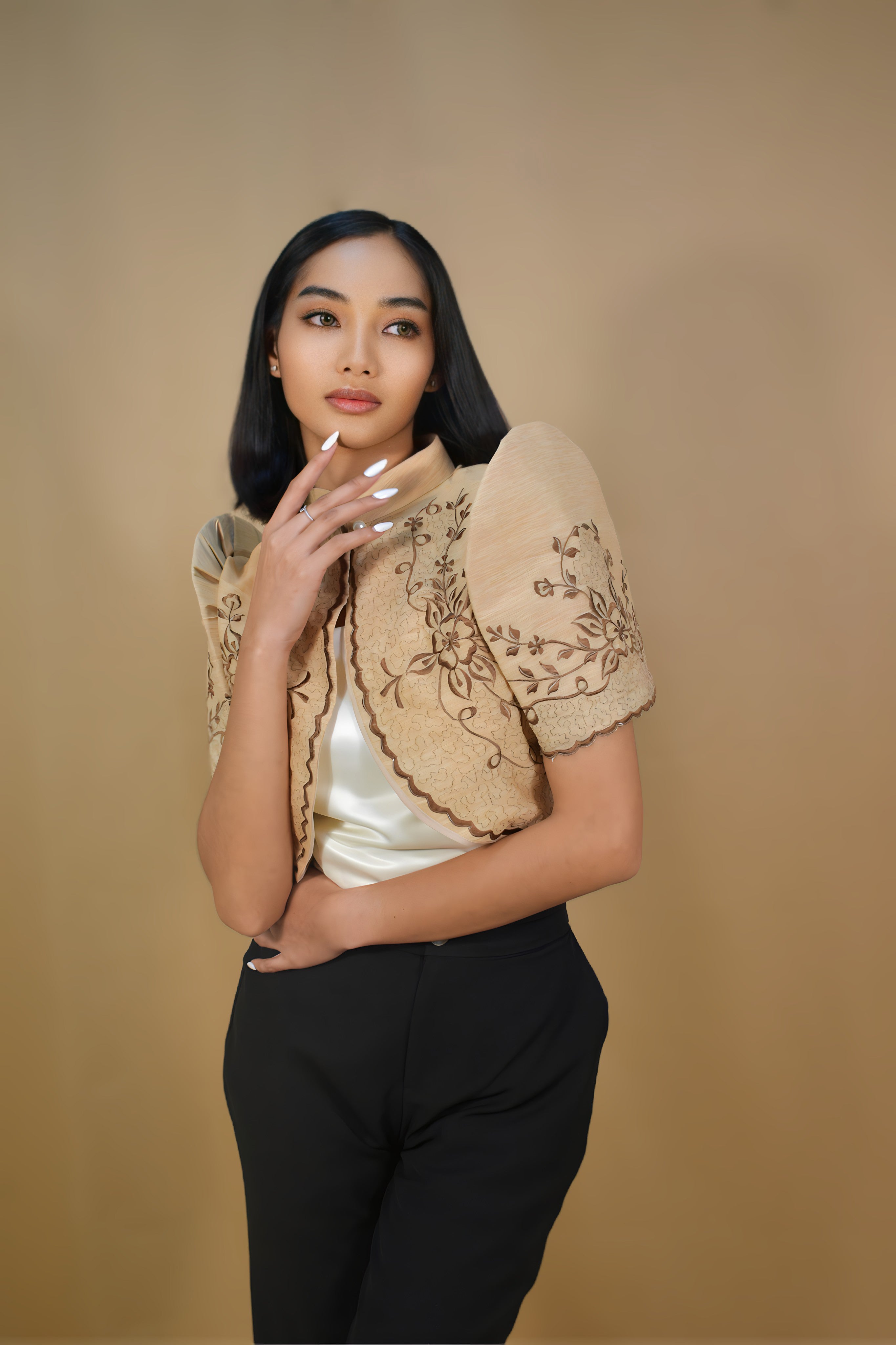 High Quality Dark Brown Bolero for Women