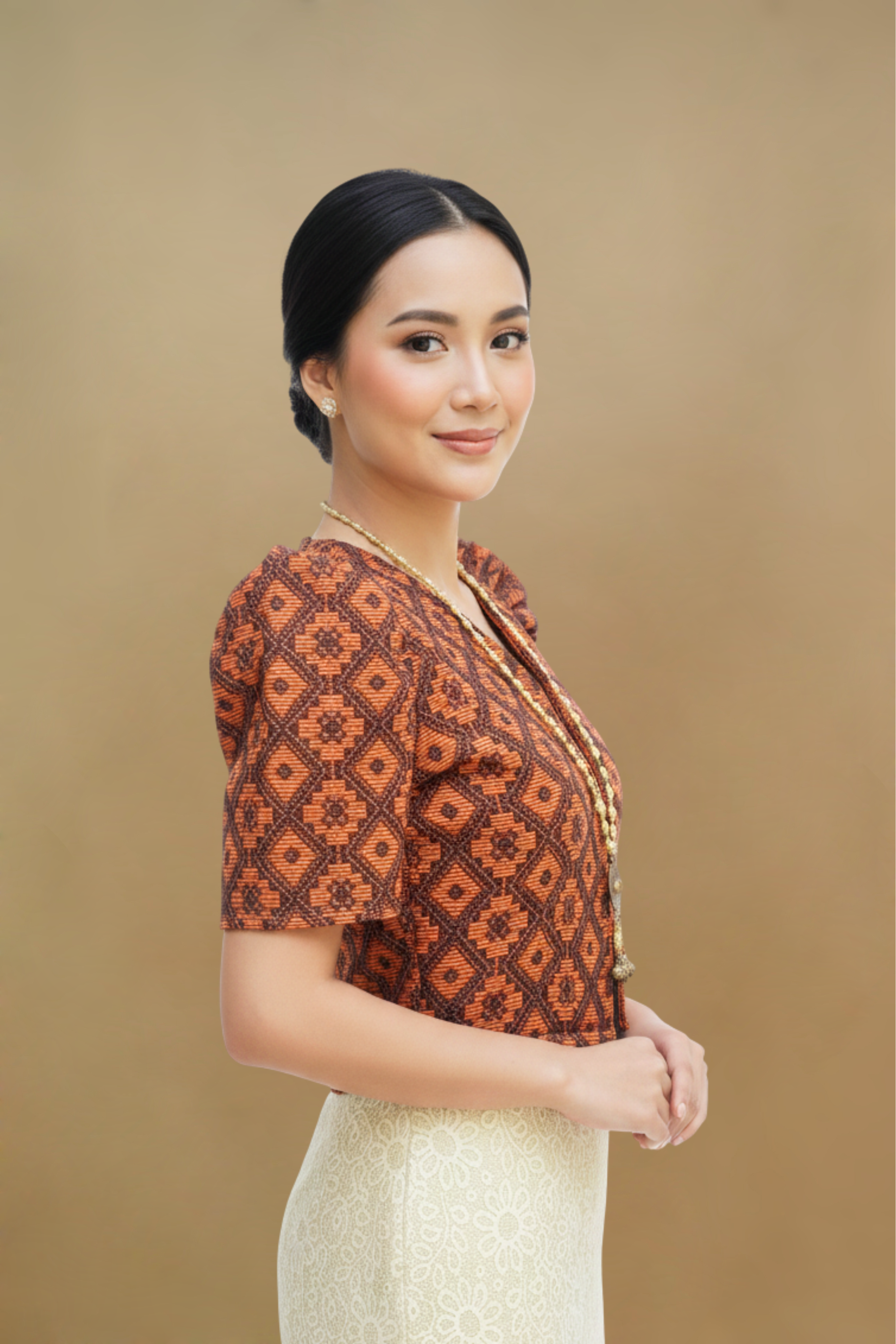 ANNE HANDWOVEN PINILIAN FILIPINIANA BOLERO - HW031