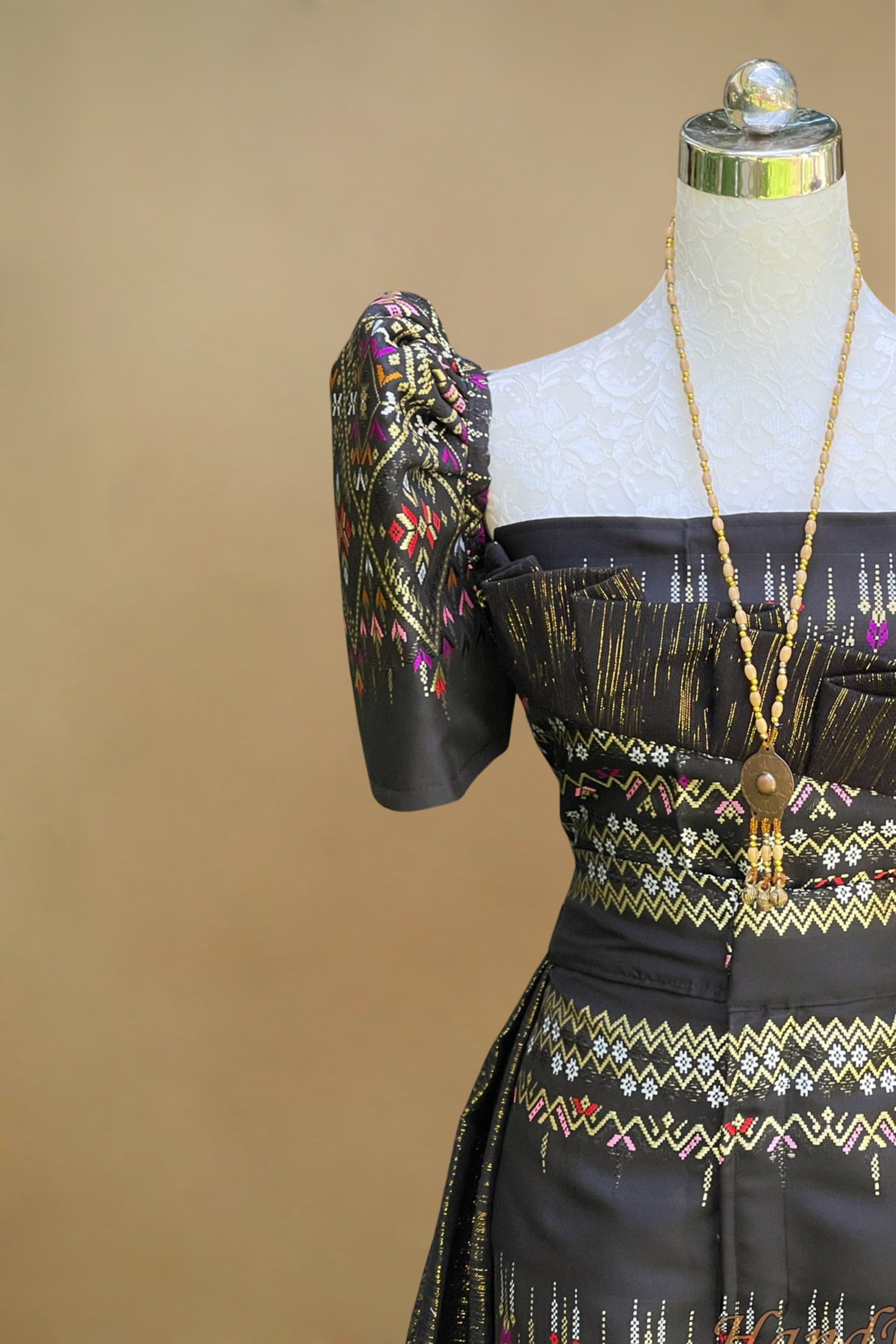 Thai Silk Brocade Filipiniana Terno Set