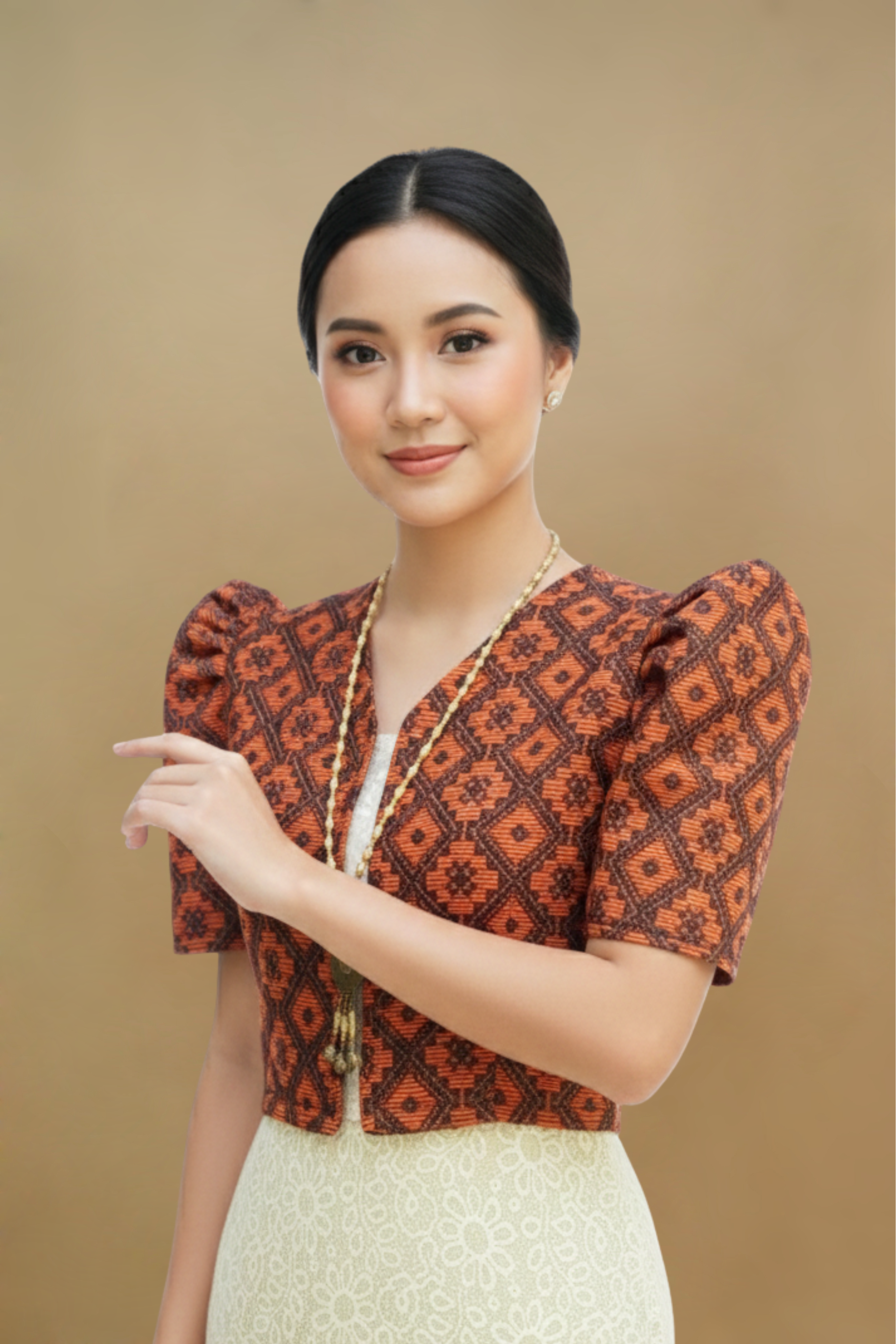 ANNE HANDWOVEN PINILIAN FILIPINIANA BOLERO