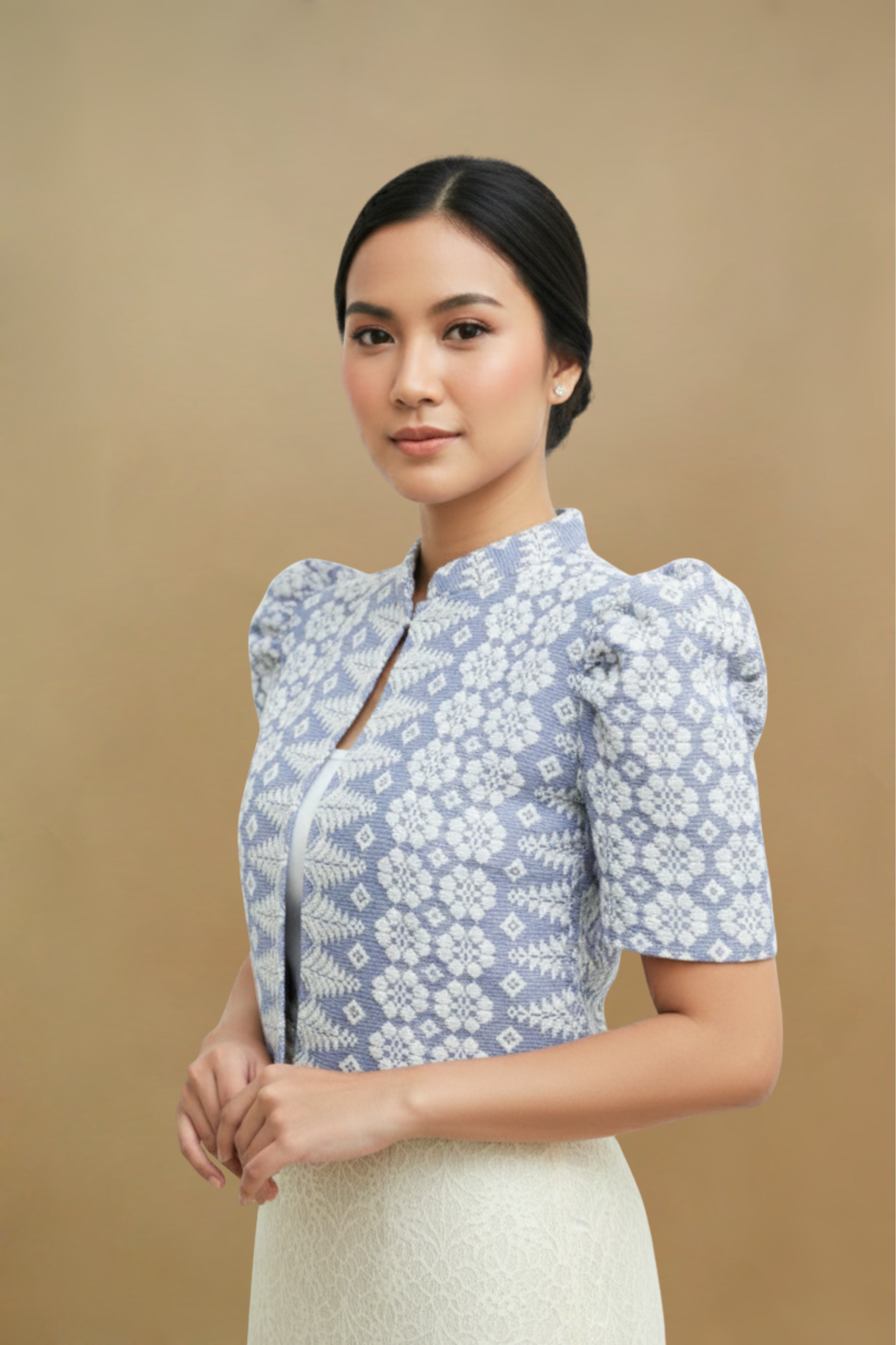 TIN HANDWOVEN PINILIAN FILIPINIANA BOLERO - HW33