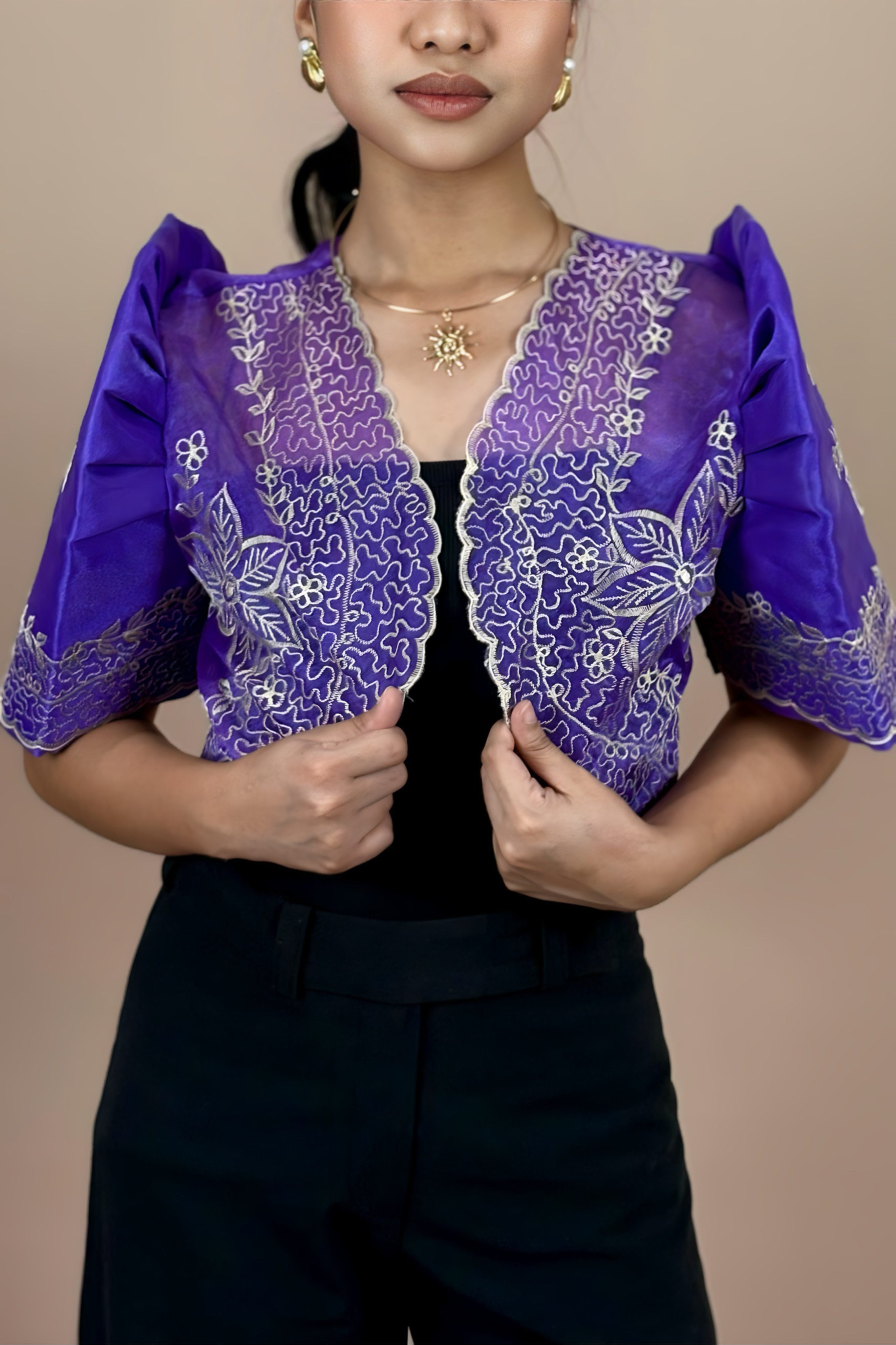 Purple Bolero Jacket