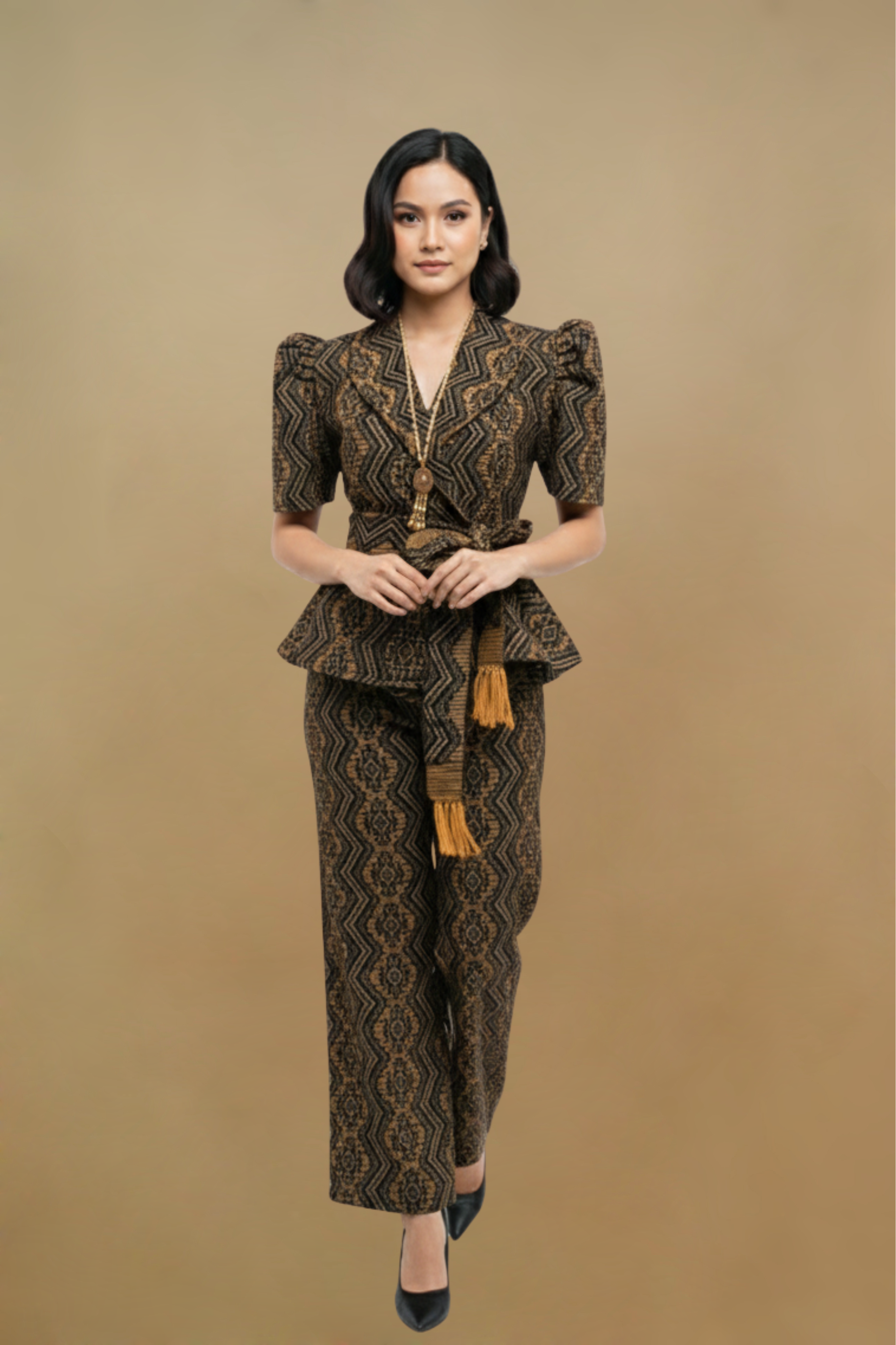 JOVELYN HANDWOVEN PINILIAN FILIPINIANA SET