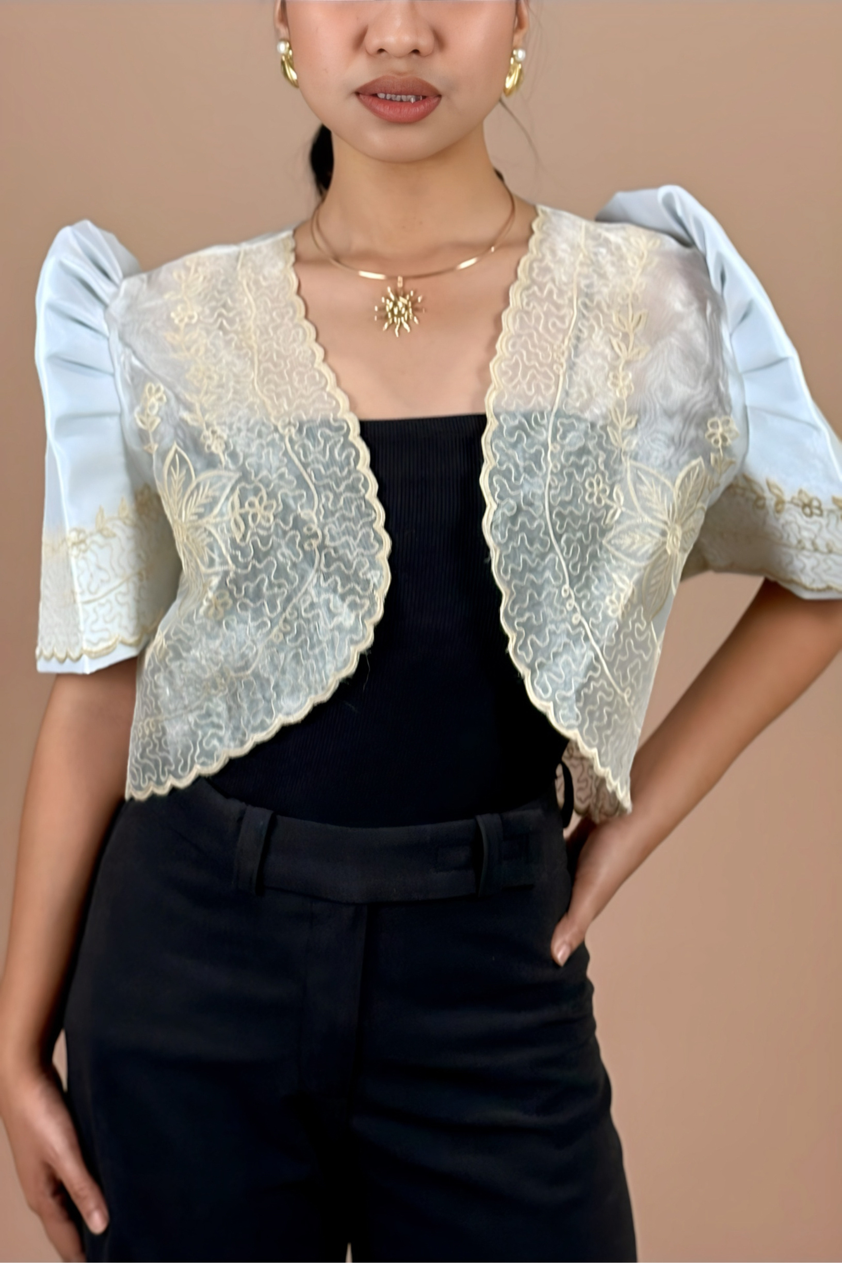 Elegant Filipiniana Bolero