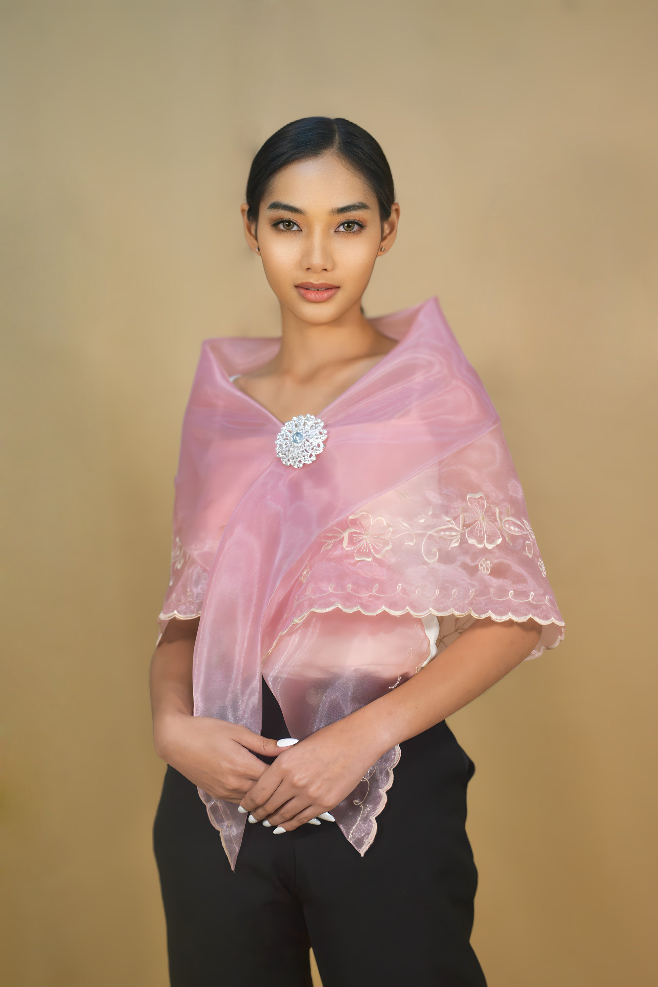 Modern Rose Pink Alampay for Women