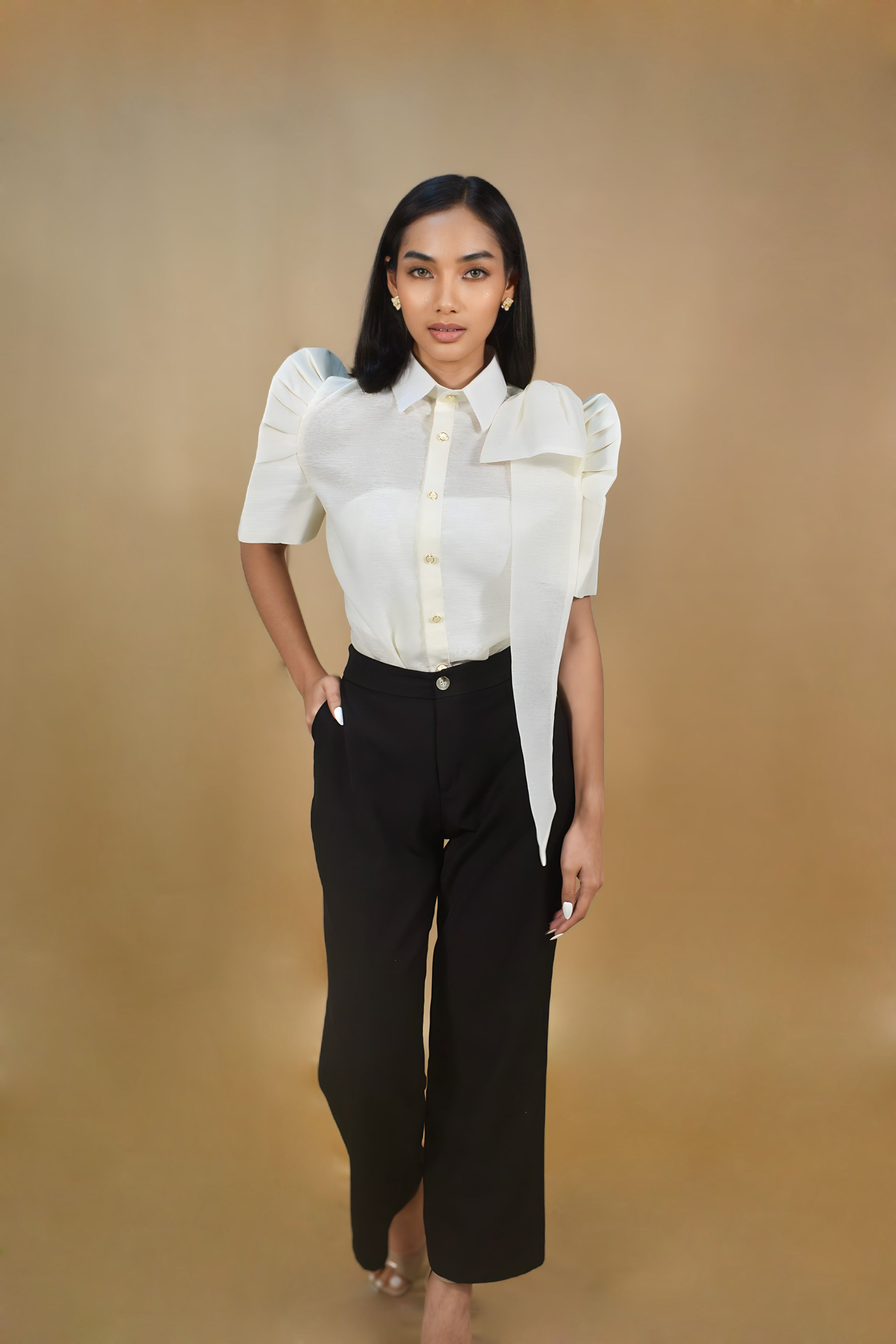 Timeless White Filipiniana for Special Occassions