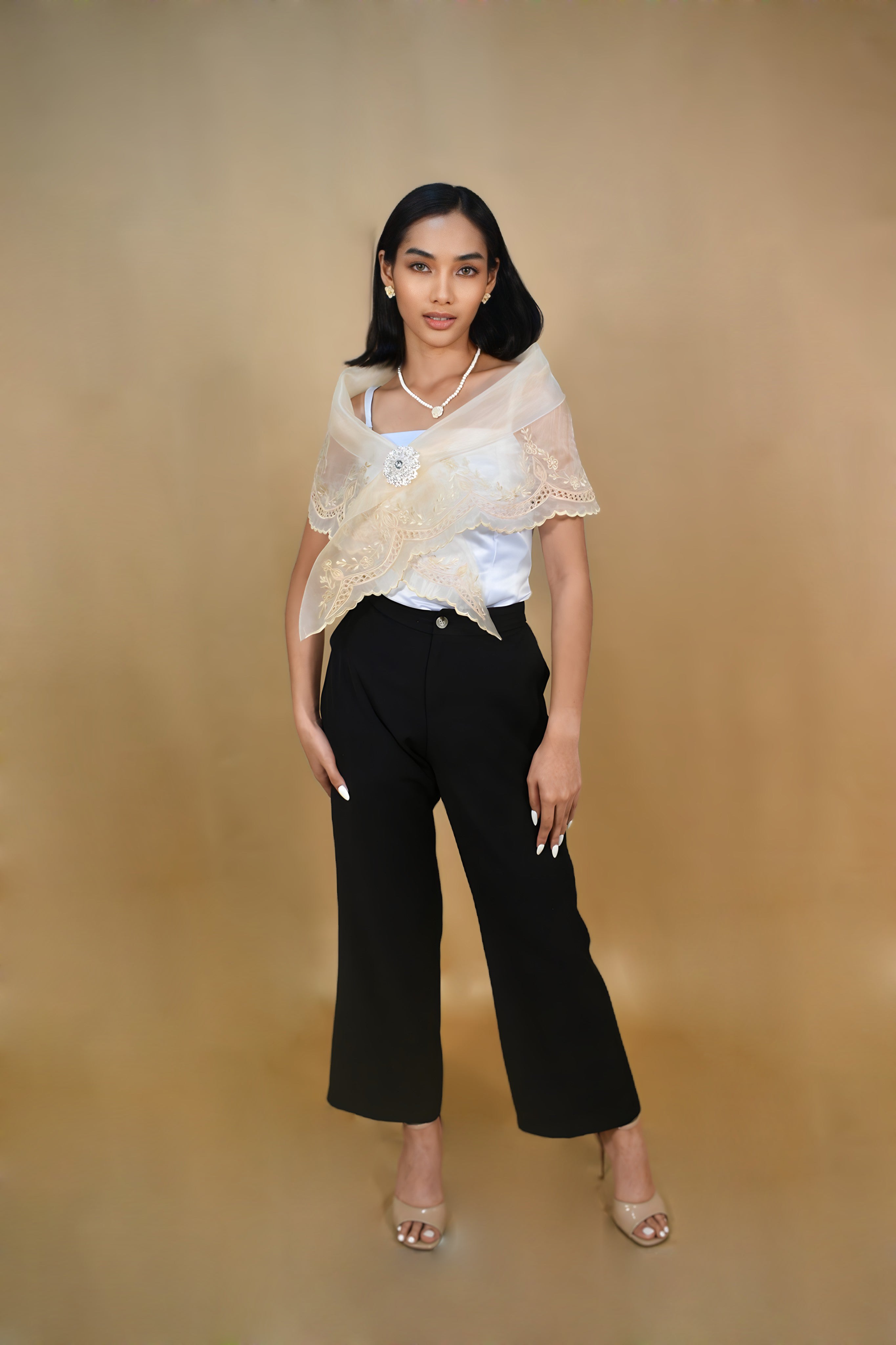 Elegant Alampay for Women made of Pina Organza