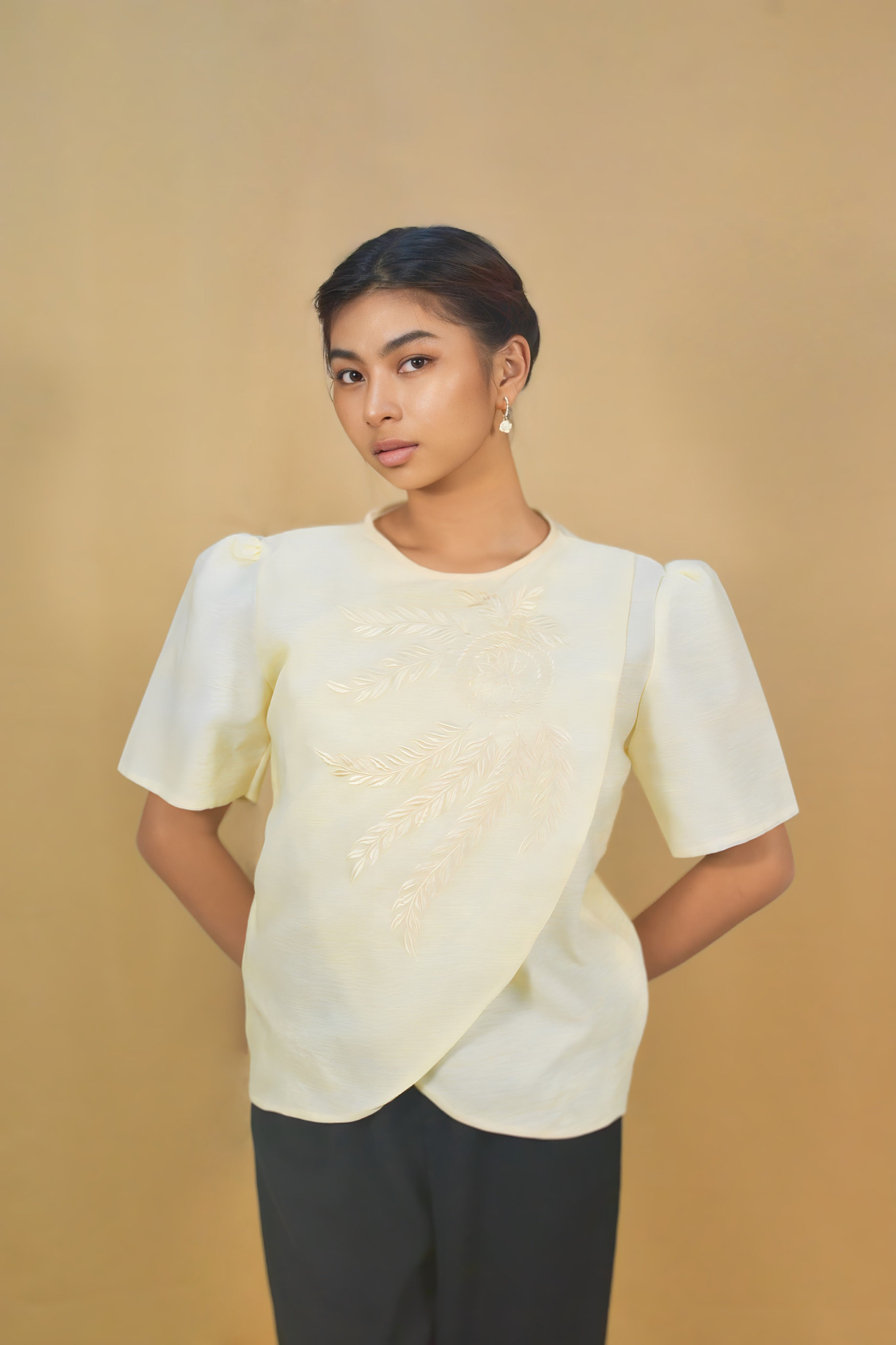 Classic Filipiniana Blouse for Casual Wear
