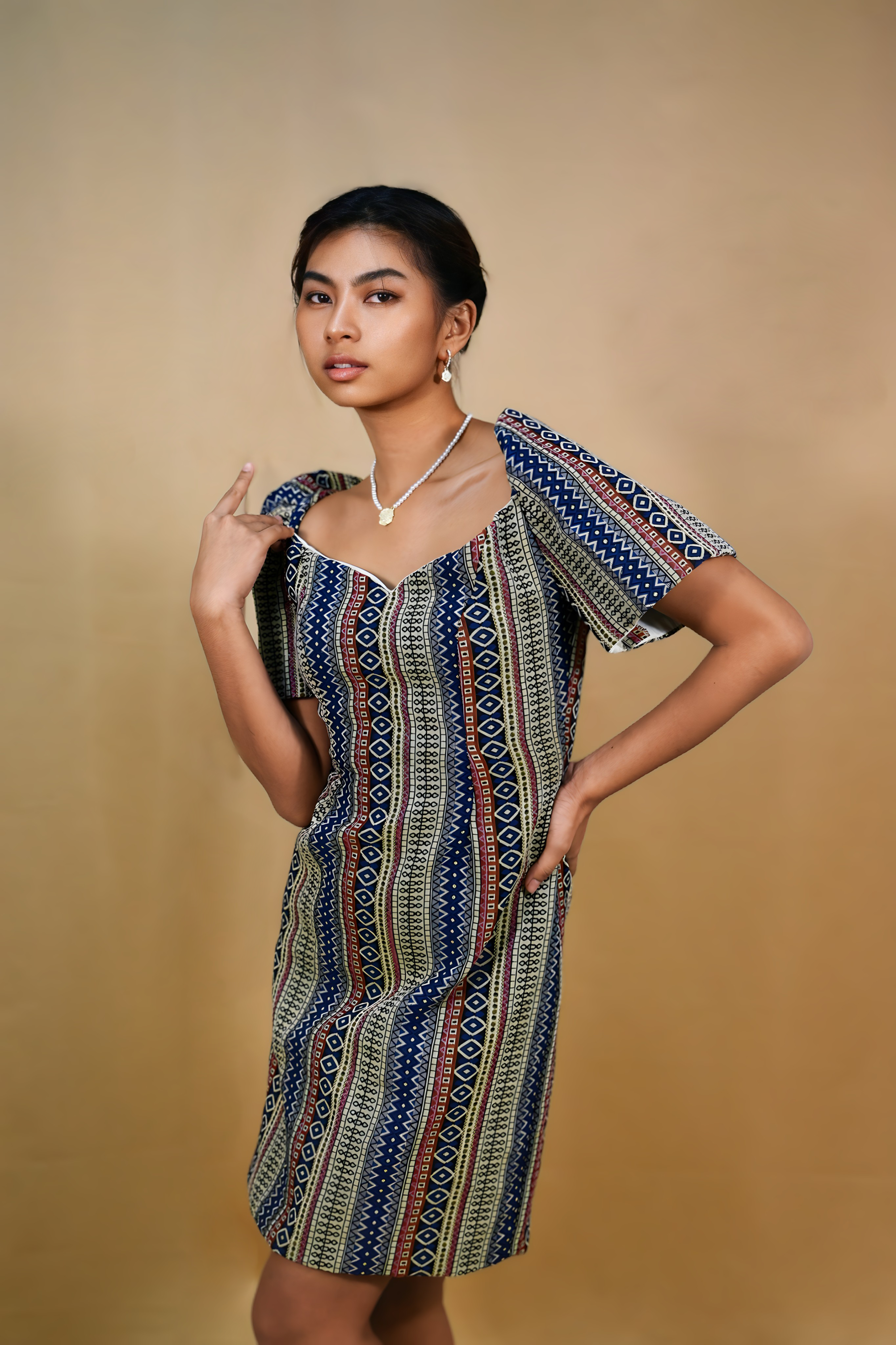 Ethnic Dress for Women with Butterfly Sleeves