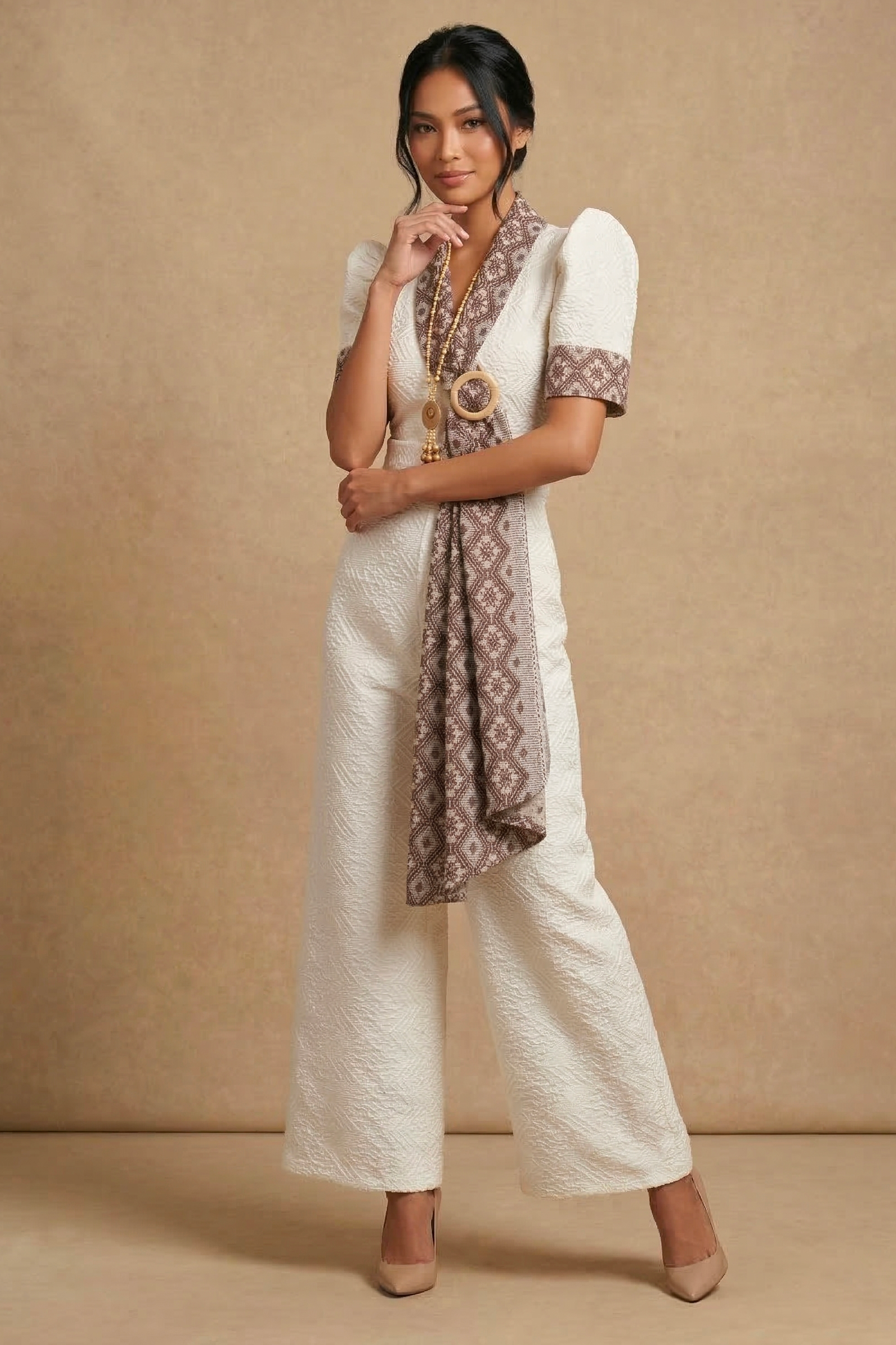Ethnic Filipiniana Jumpsuit