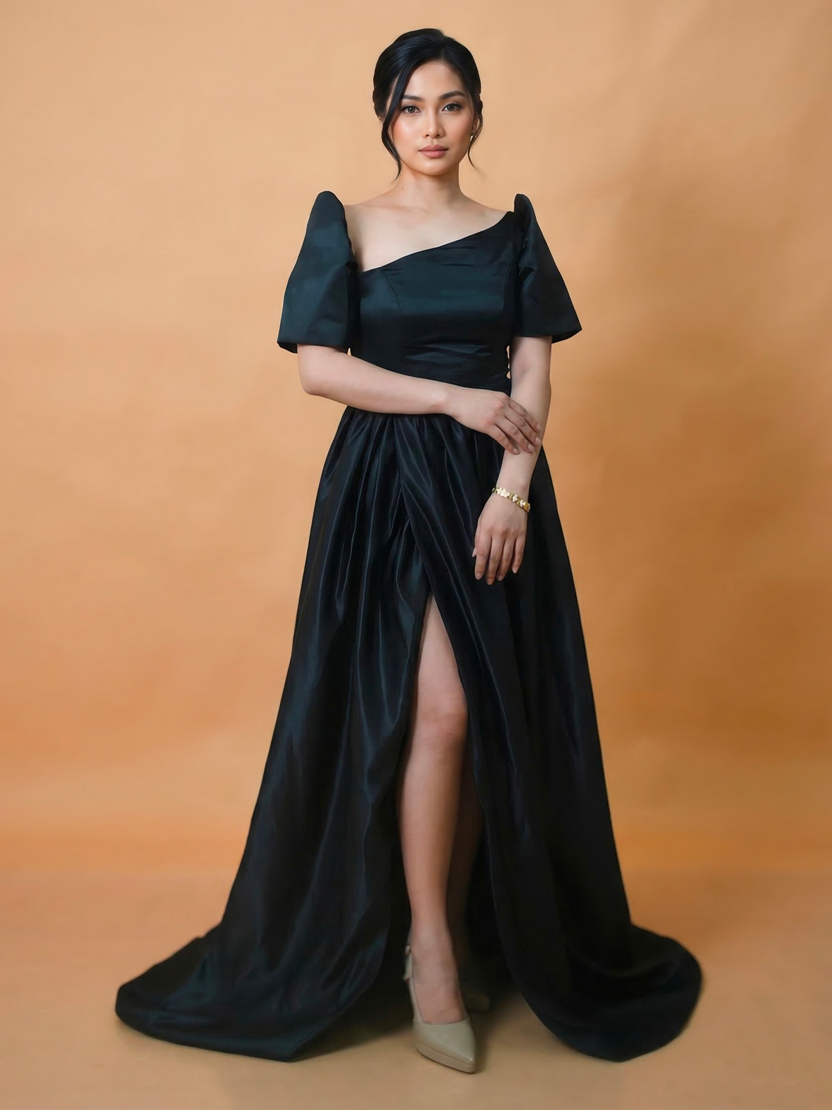 Black Duchess Filipiniana Gown