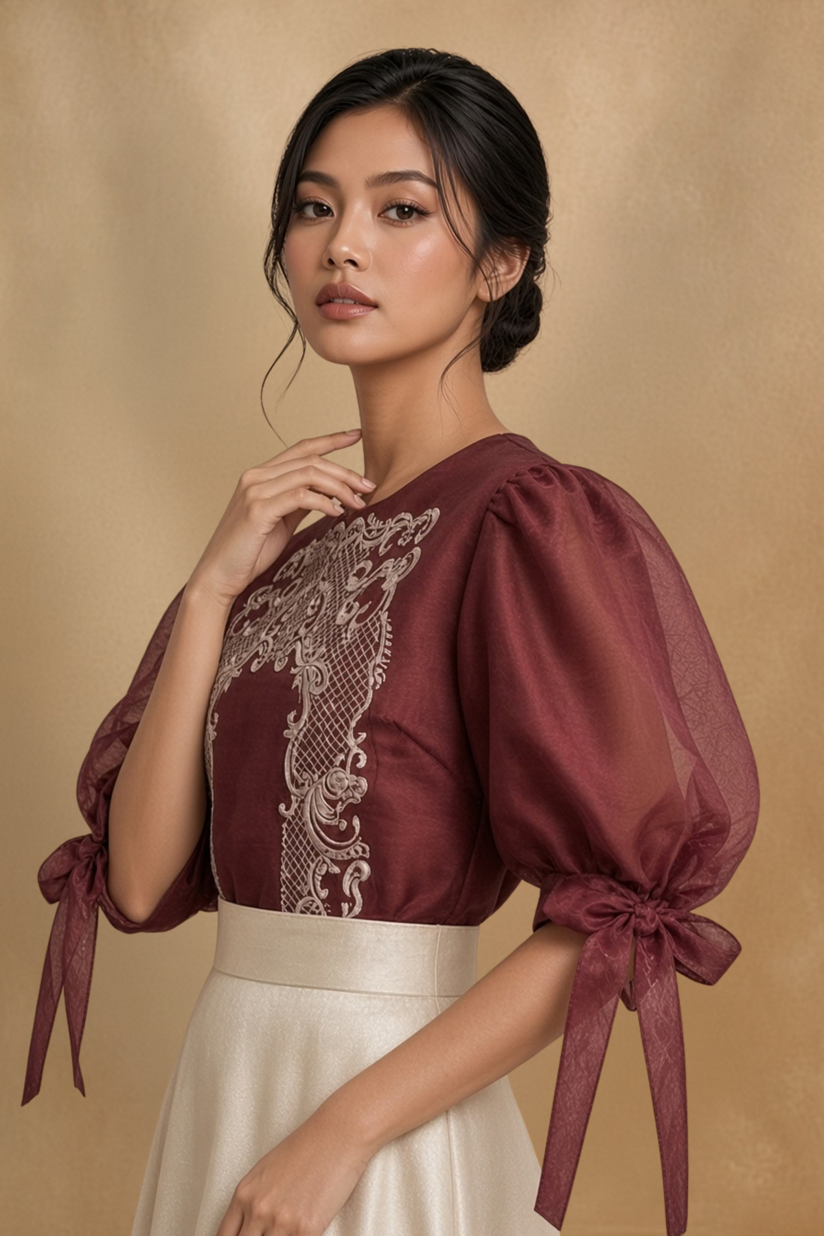 Modern Filipiniana Top