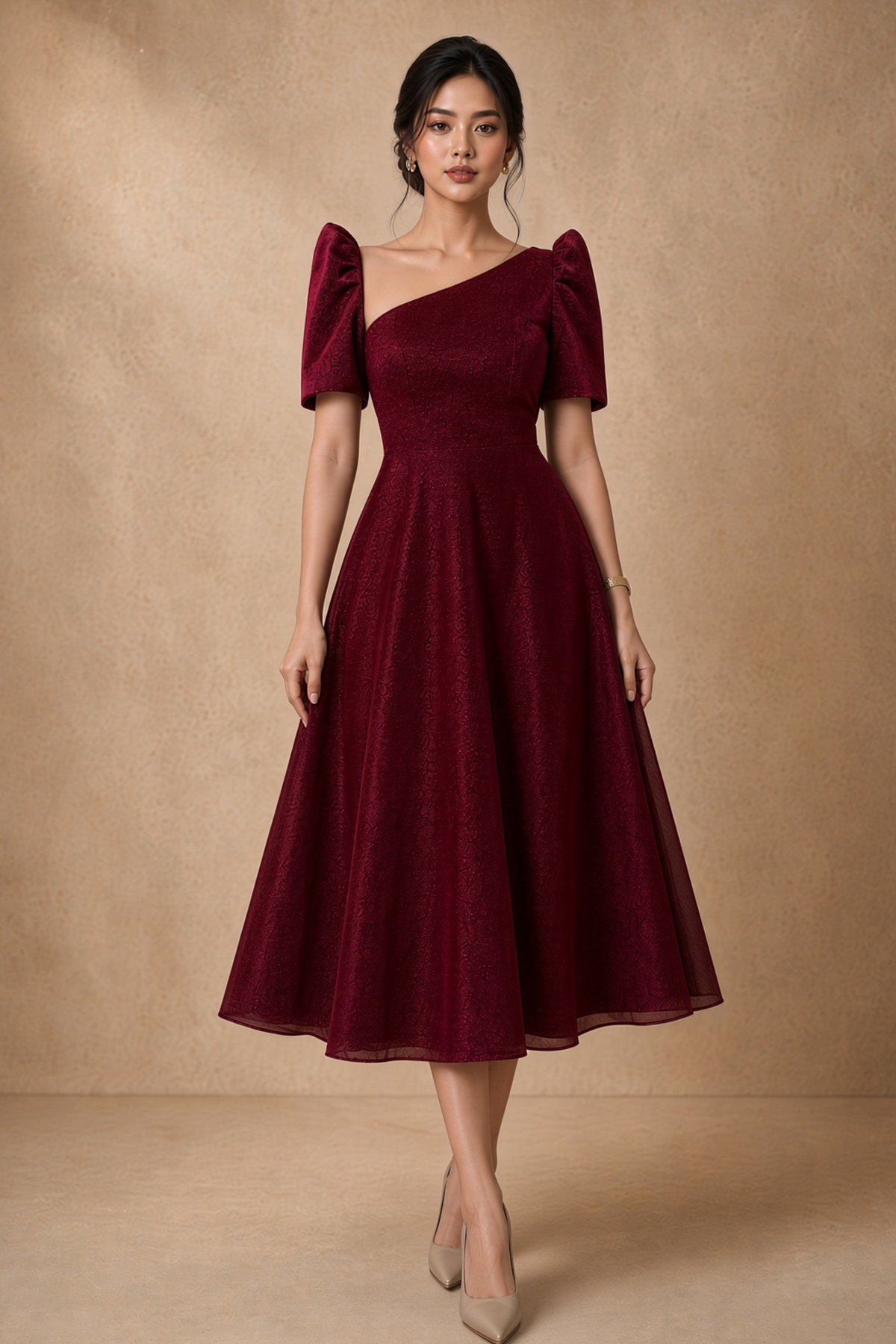 Elegant Filipiniana Dress