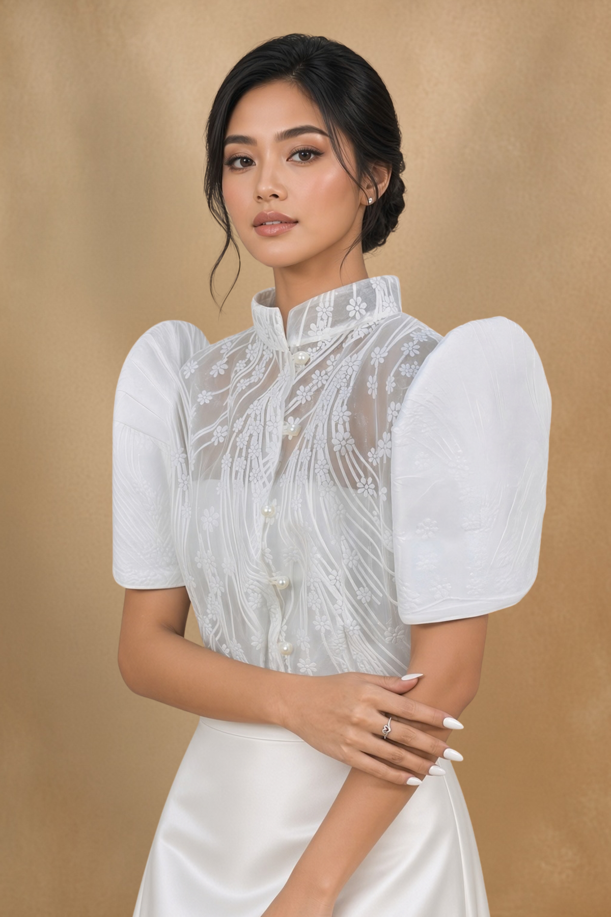 Elegant Filipiniana Top