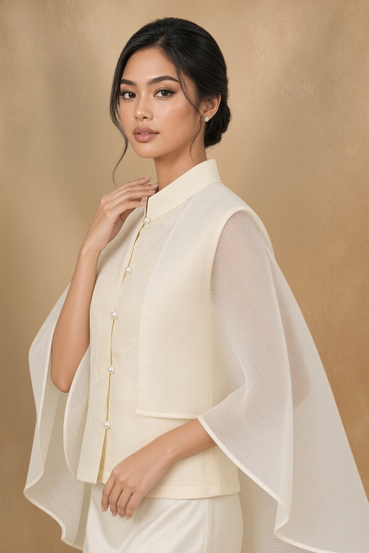 Elegant Filipiniana Top