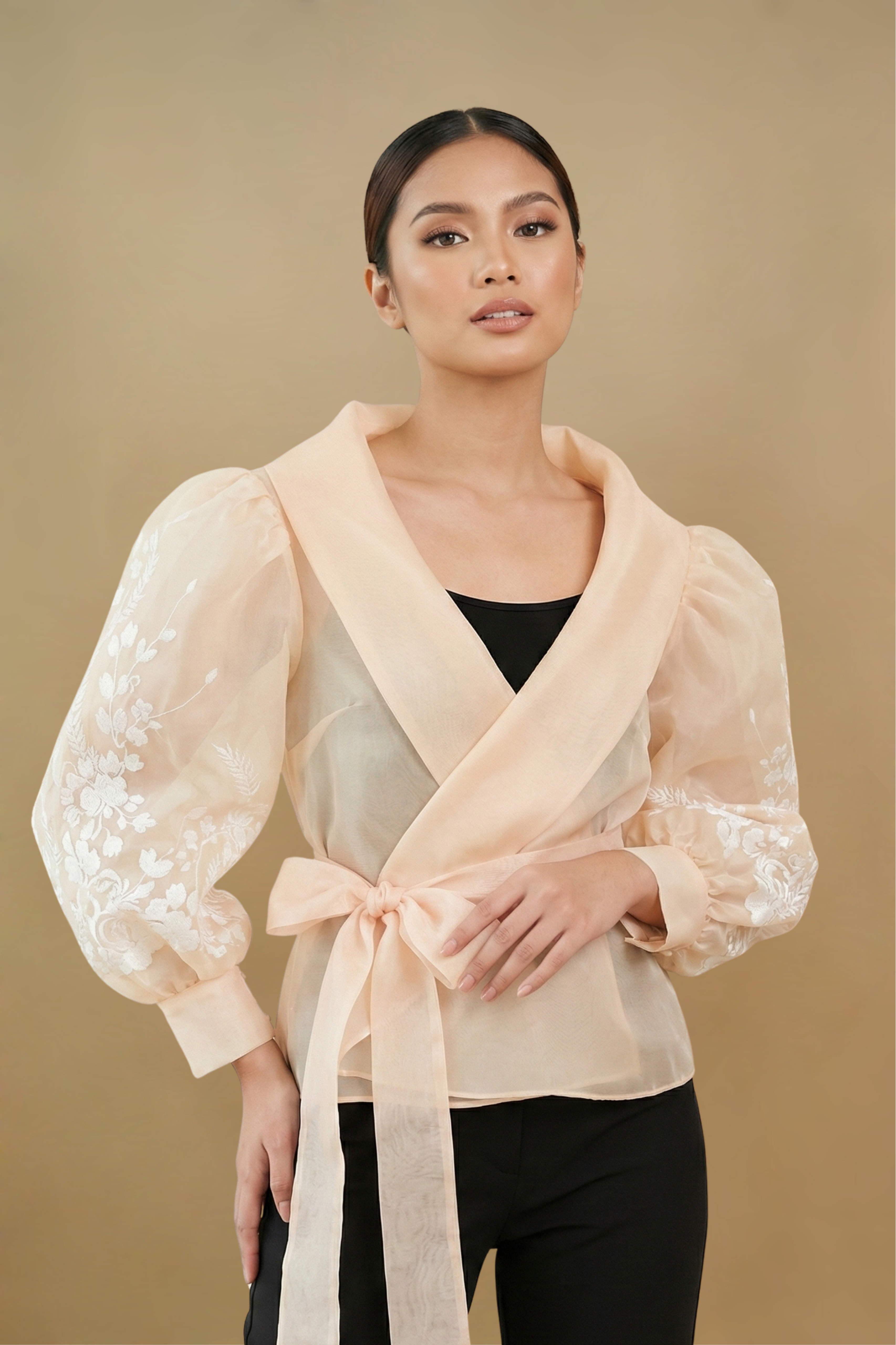 Hand-Painted Filipiniana Panuelo