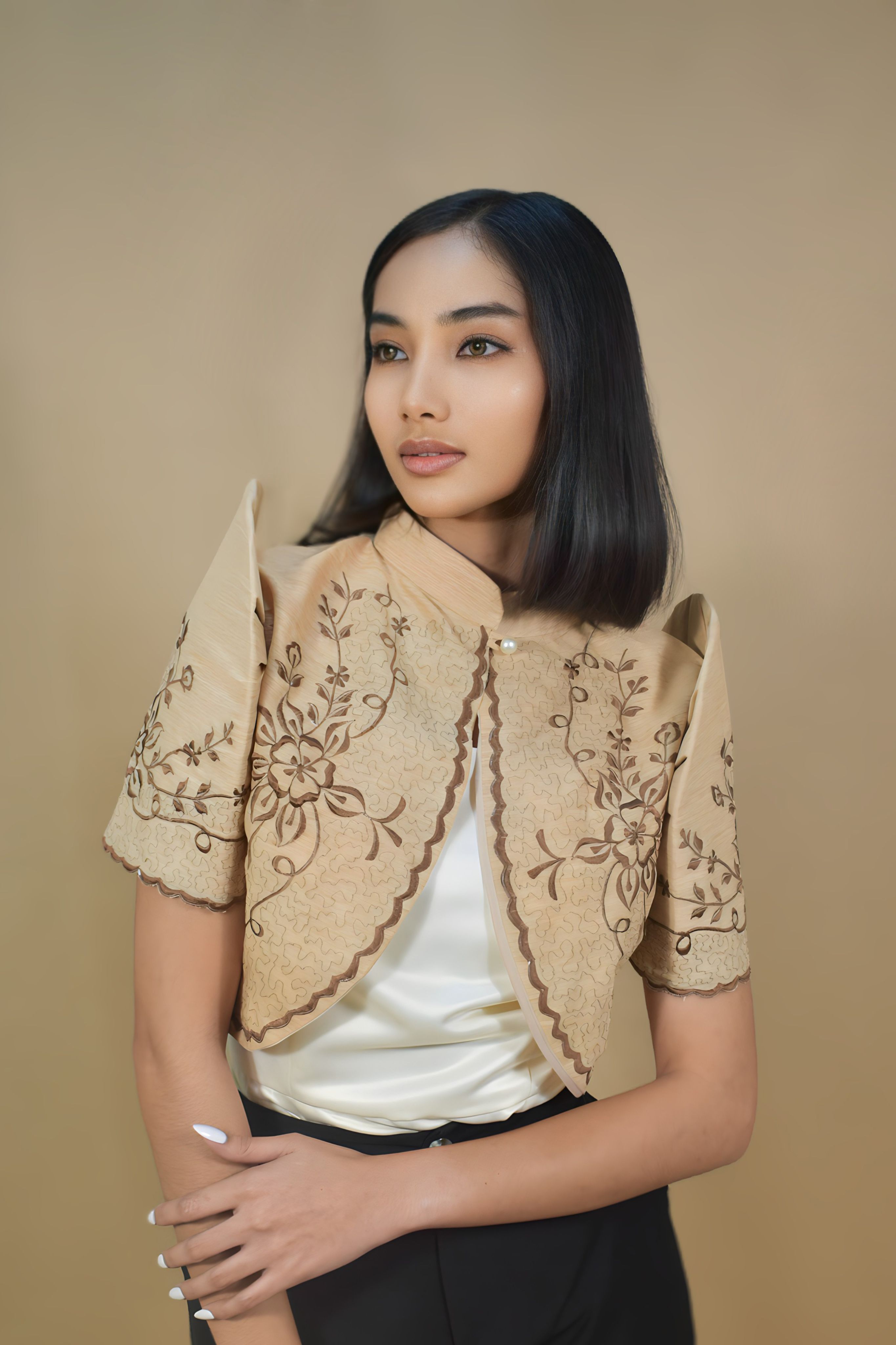 Timeless Dark Brown Jusilyn Bolero for Women