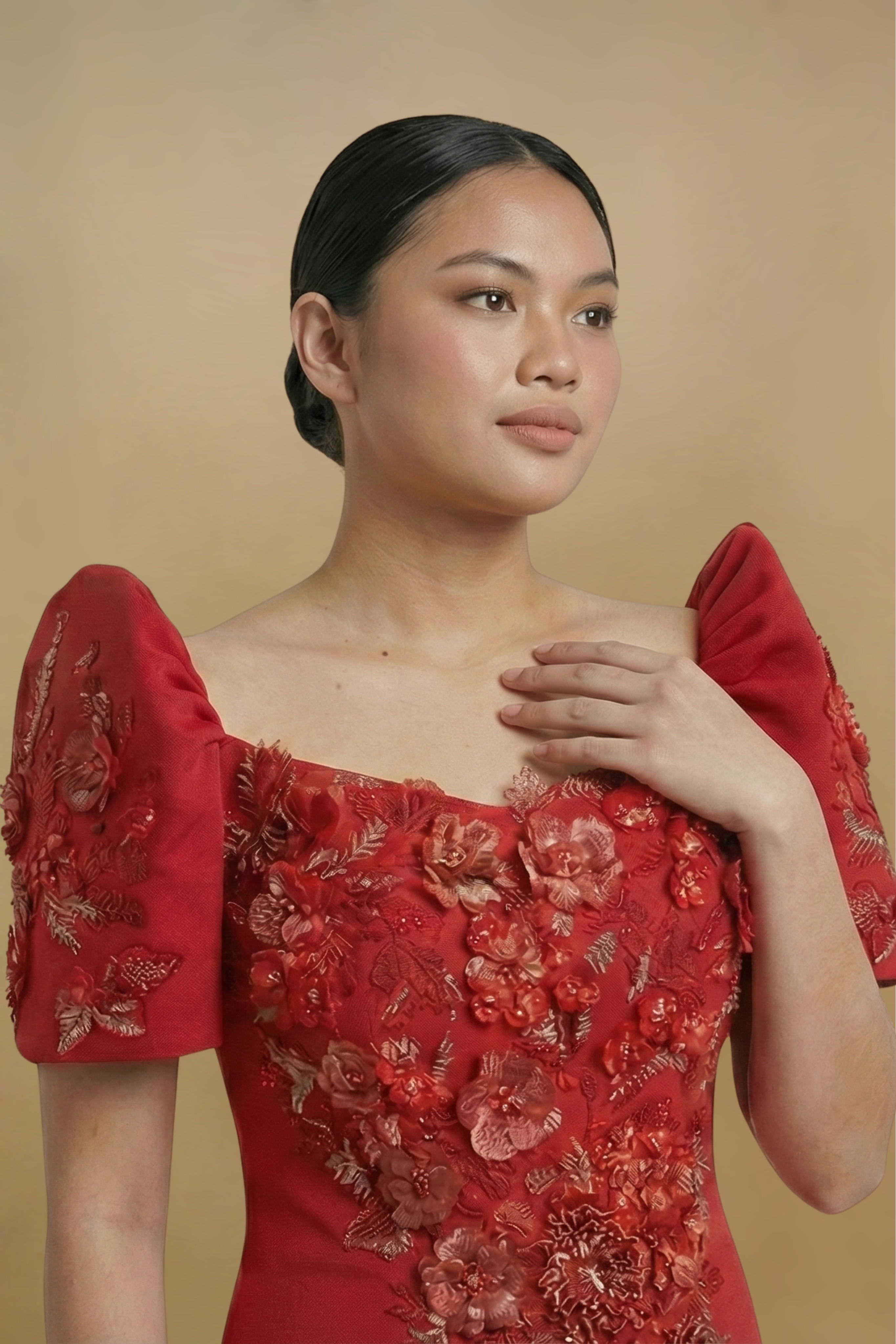 Elegant Filipiniana Dress perfect for mother dress