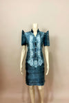 Cultural Black Barong Dress