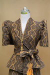 Gold and Black Filipiniana Set