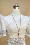 Handwoven Pinilian Terno Filipiniana