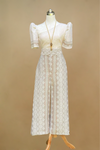 Beige Handwoven Pinilian Filipiniana Set