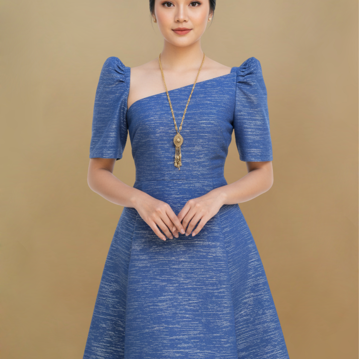 inabel dress design LUNA HANDWOVEN INABEL FILIPINIANA DRESS