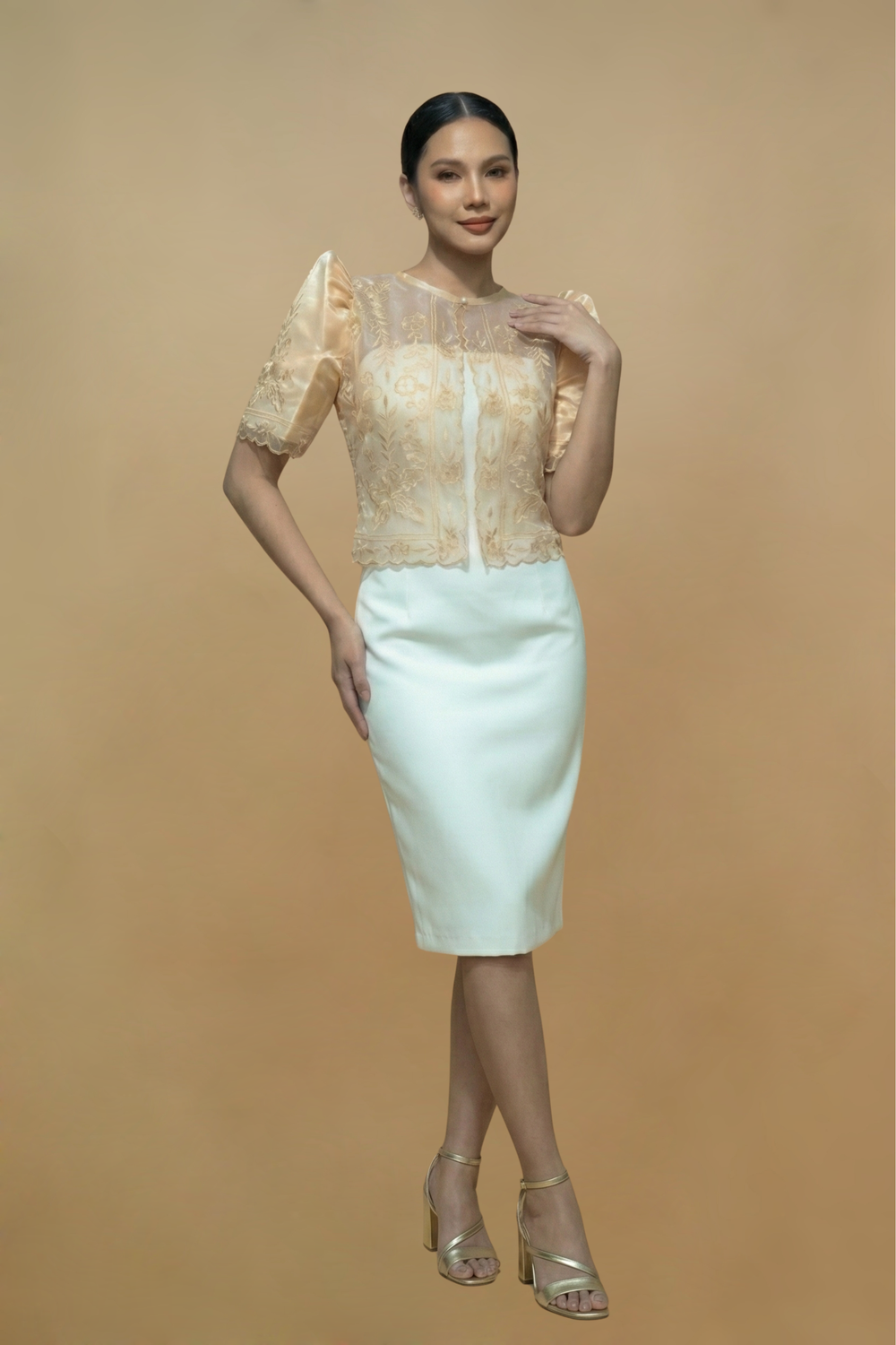 JENNA FILIPINIANA BOLERO - JK06, Small JENNA FILIPINIANA BOLERO - JK06, Small