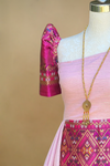 ARABELLA HANDWOVEN SILK BROCADE FILIPINIANA DRESS