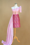 ARABELLA HANDWOVEN SILK BROCADE FILIPINIANA DRESS
