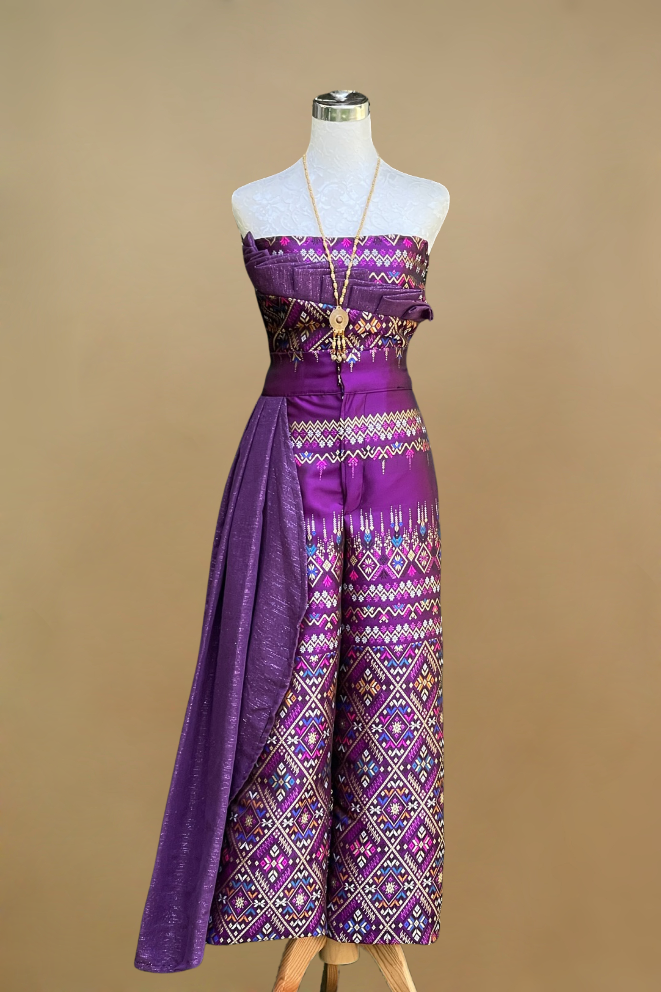 Modern Filipiniana Set with Detachable Sleeves