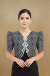 NADINE HANDWOVEN PINILIAN FILIPINIANA BOLERO - HW030