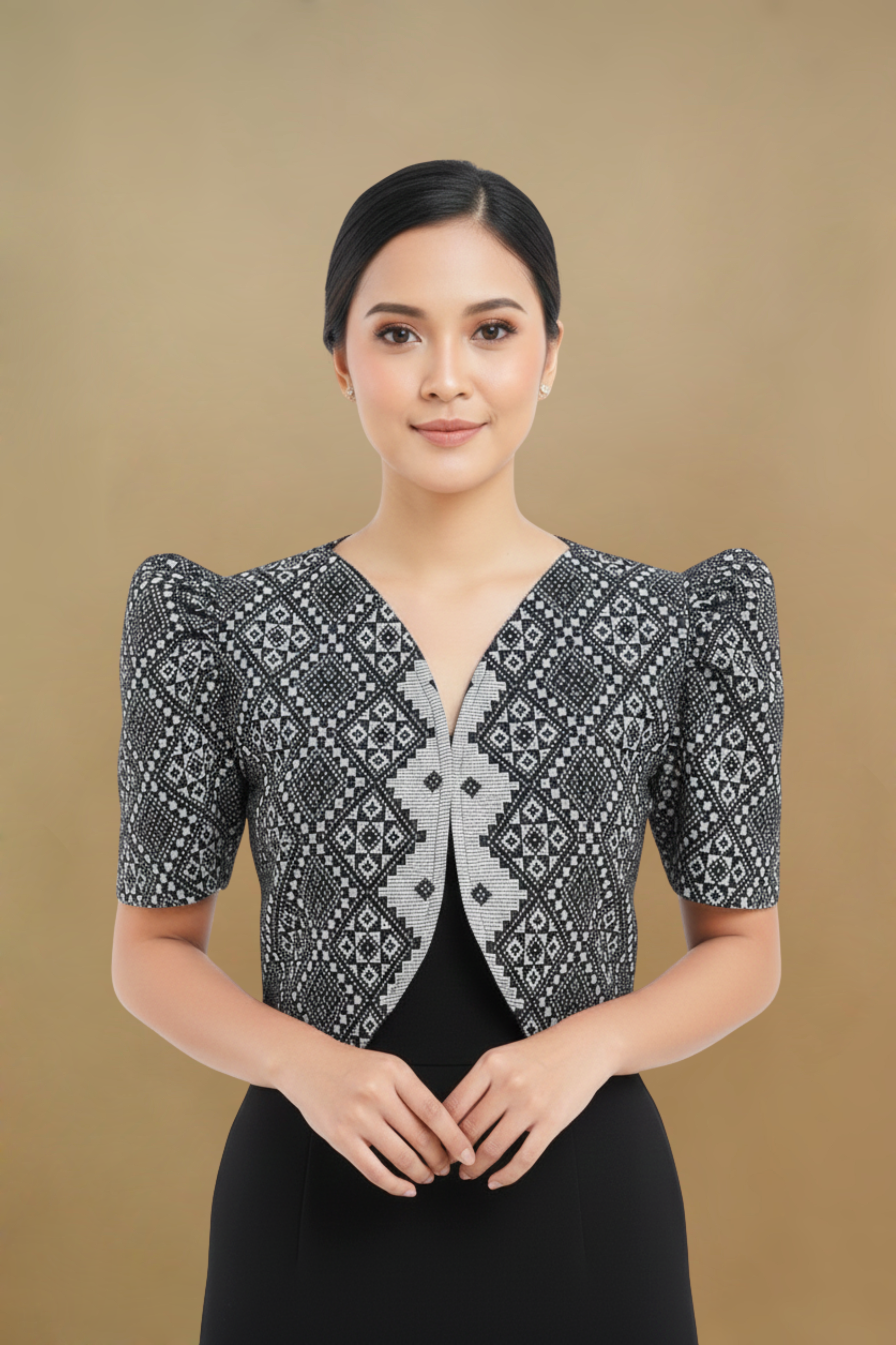 NADINE HANDWOVEN PINILIAN FILIPINIANA BOLERO