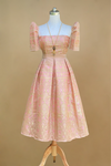 Modern Pink Filipiniana Dress