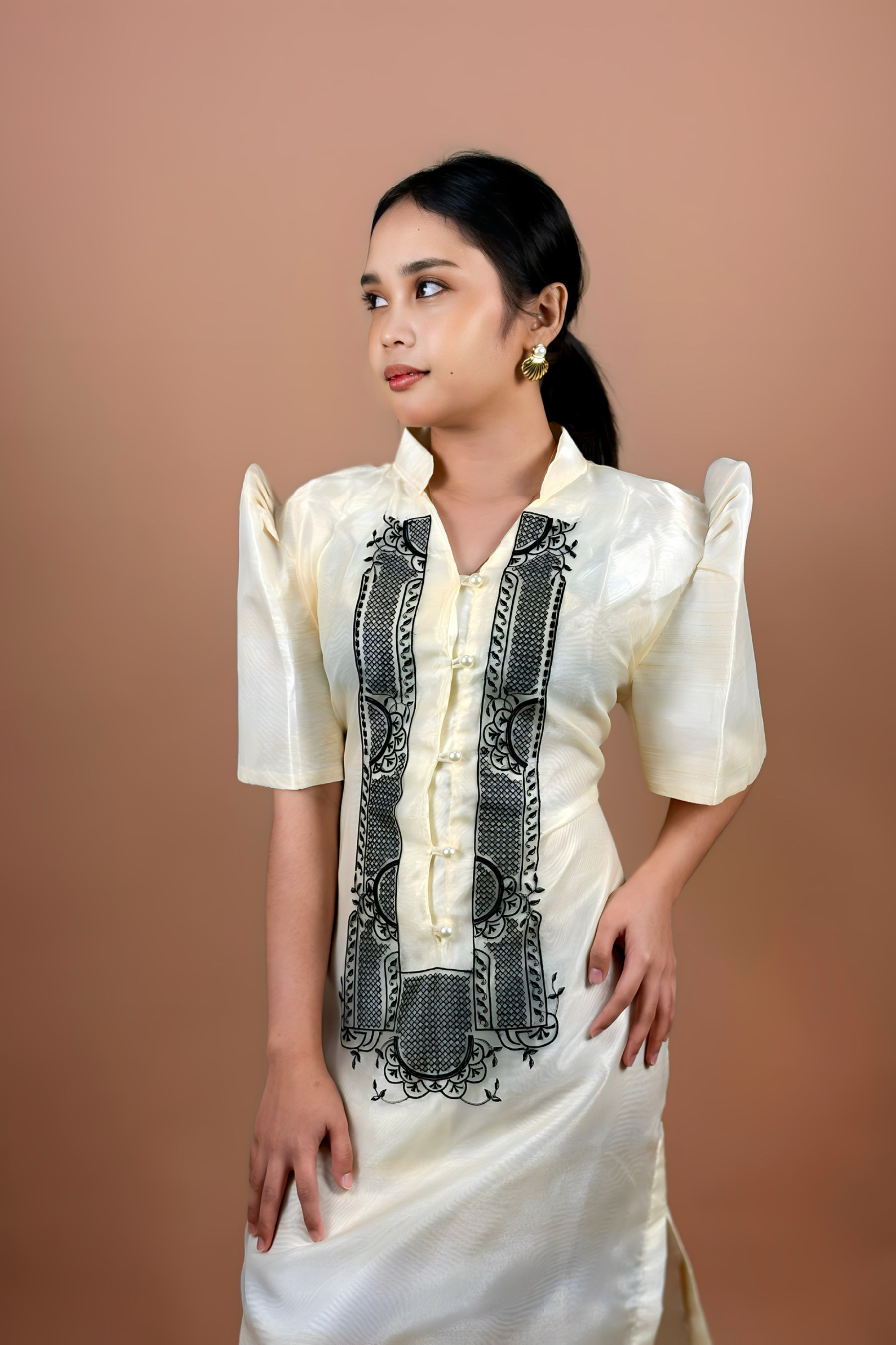 Traditional Graduation Barong Dress