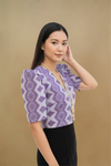 LOVELY HANDWOVEN PINILIAN FILIPINIANA BOLERO - HW034