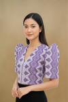 LOVELY HANDWOVEN PINILIAN FILIPINIANA BOLERO - HW034