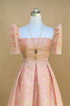 Thai Silk Brocade Filipiniana Dress