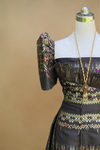 Thai Silk Brocade Filipiniana Terno Set