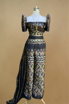 Black Modern Filipiniana Set