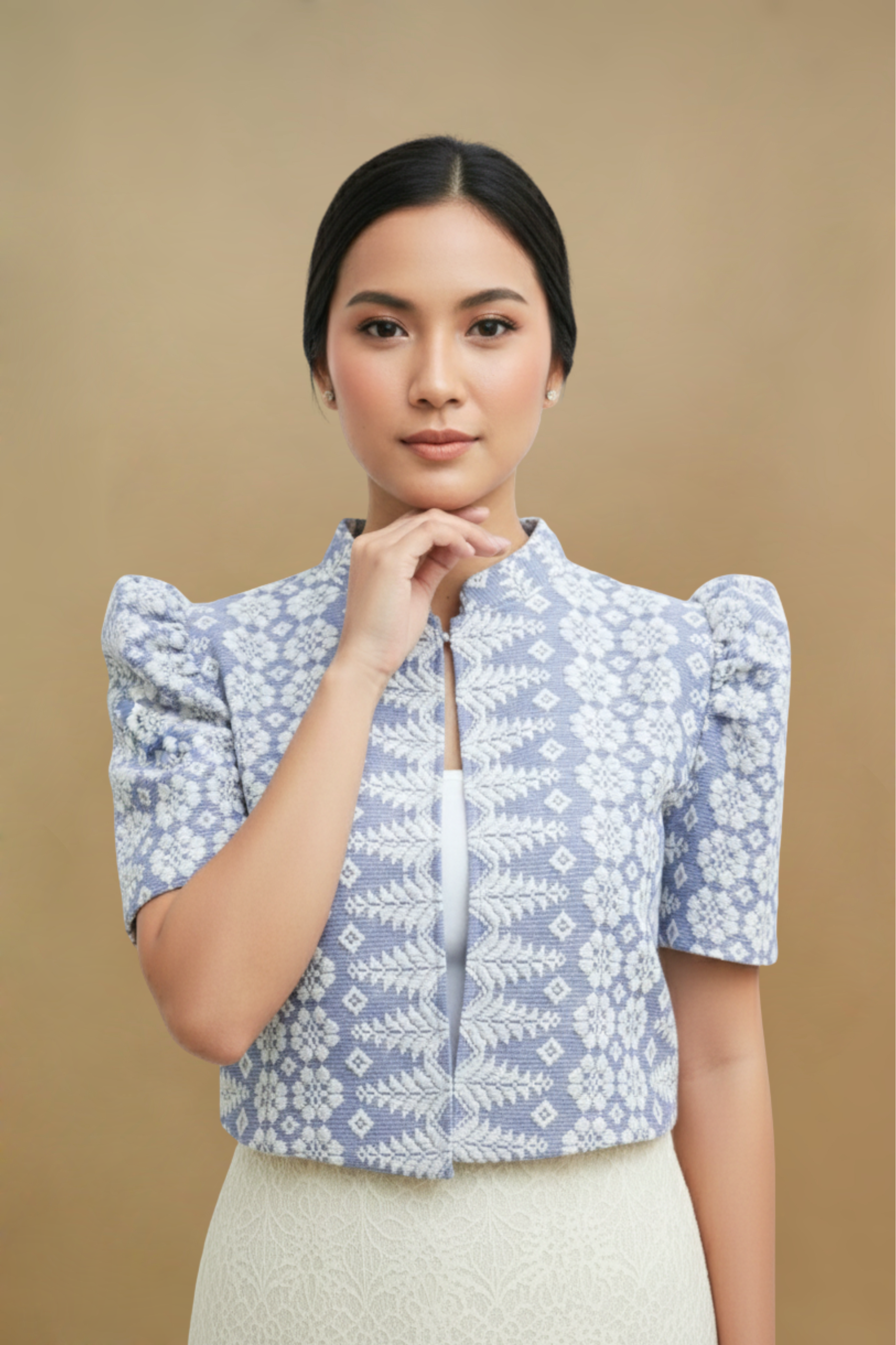 TIN HANDWOVEN PINILIAN FILIPINIANA BOLERO