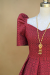 Handwoven Kundiman Filipiniana Dress