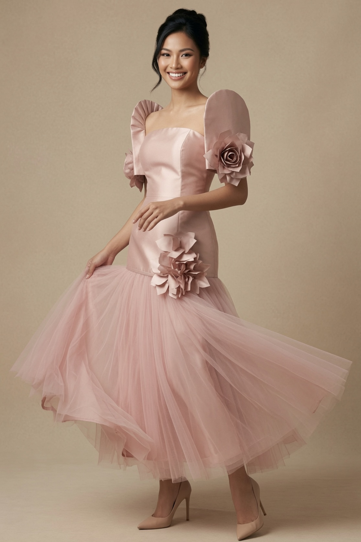 Lilian Filipiniana Dress - SF005