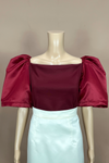 Maroon Modern Filpiniana Kimona 